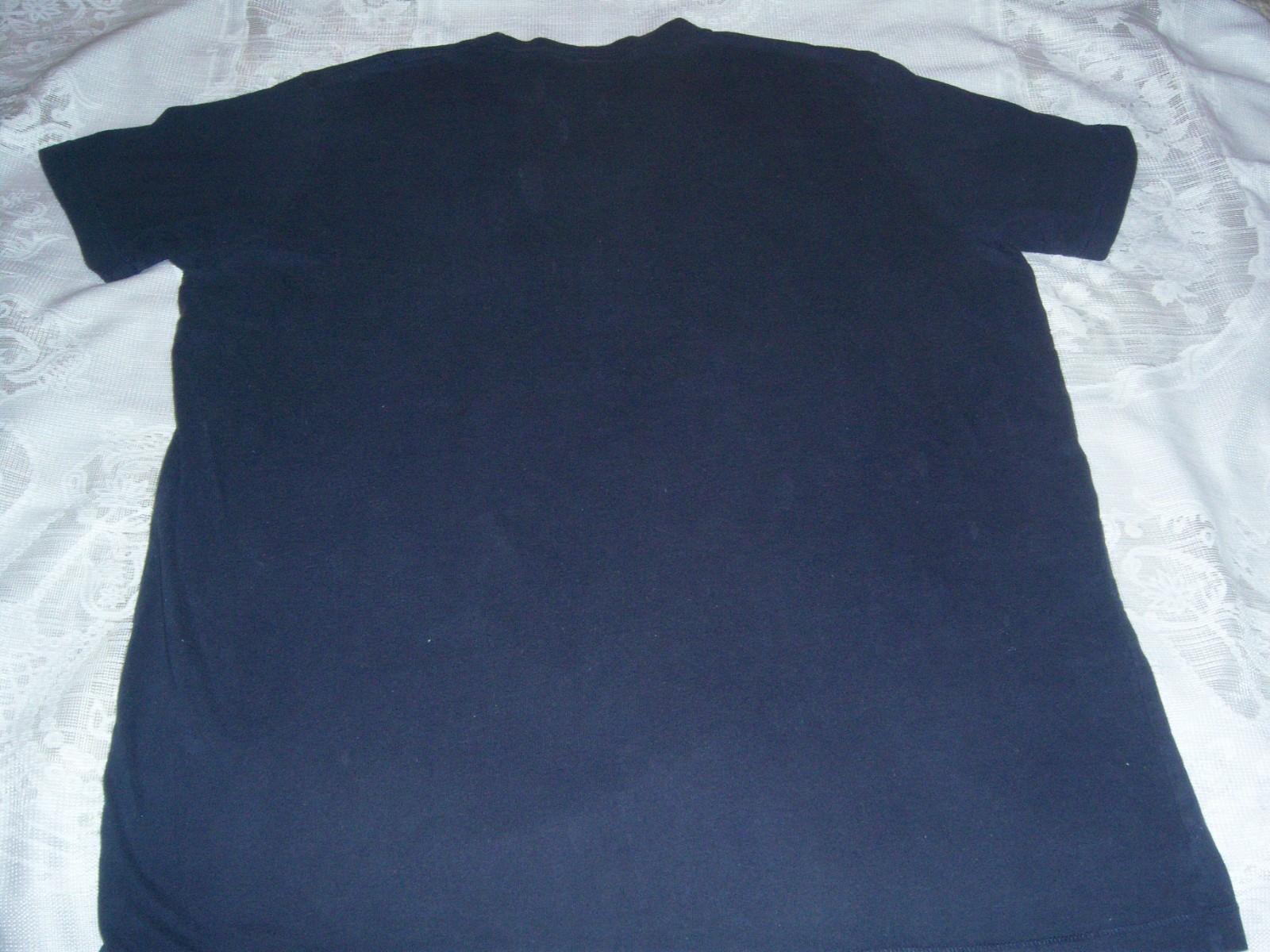 Abercrombie & Fitch Mens Muscle Fit T-Shirt Navy Yellow Logo LARGE Moose sz XXL