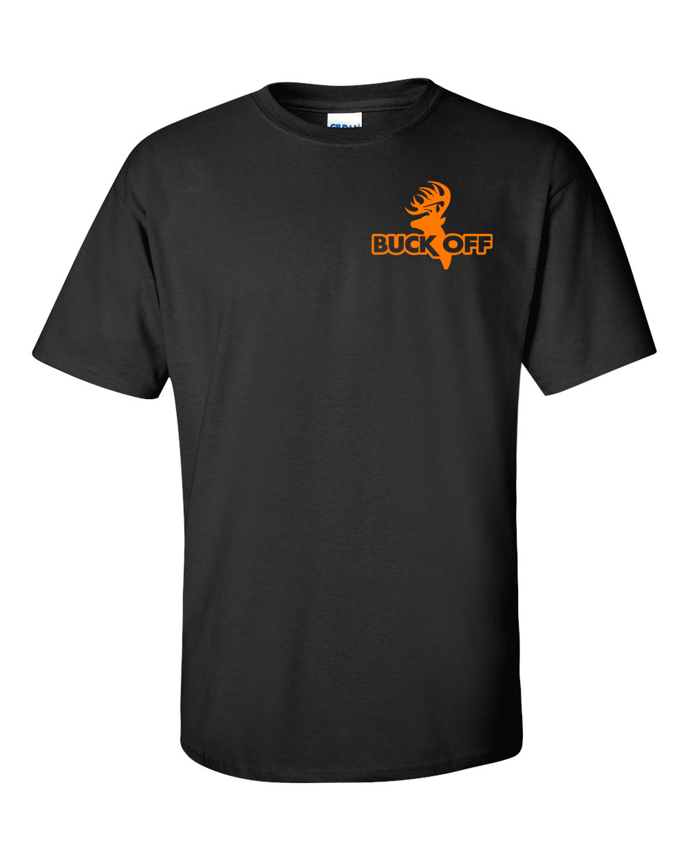 Buck Off Logo T shirt short sleeve bow hunting archery deer hunter skull