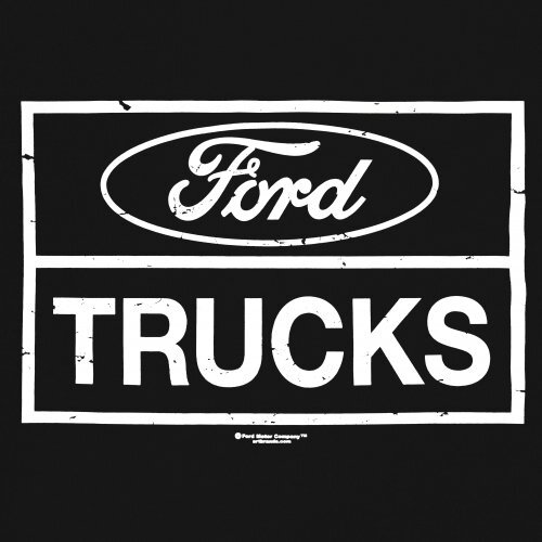 Distressed Ford Trucks T-Shirt F150 American Pick Up Cotton Tee