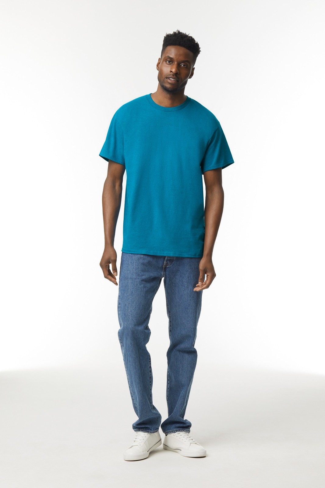 Gildan Heavy T-Shirt 5000 – Unisex Short Sleeve Casual Cotton T-Shirt (A)