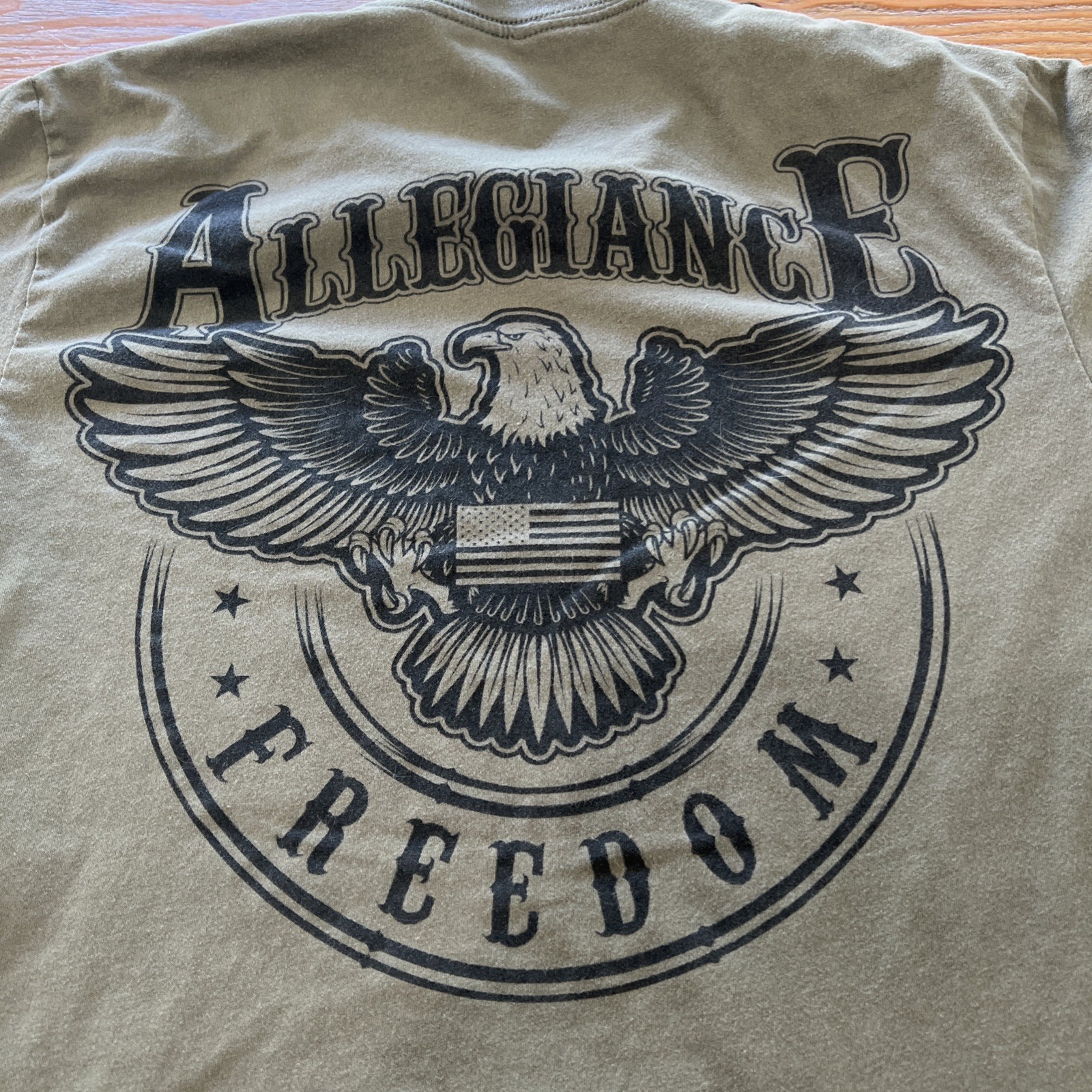 Used Allegiance Clothing Mens medium t-shirt Eagle Freedom shirt