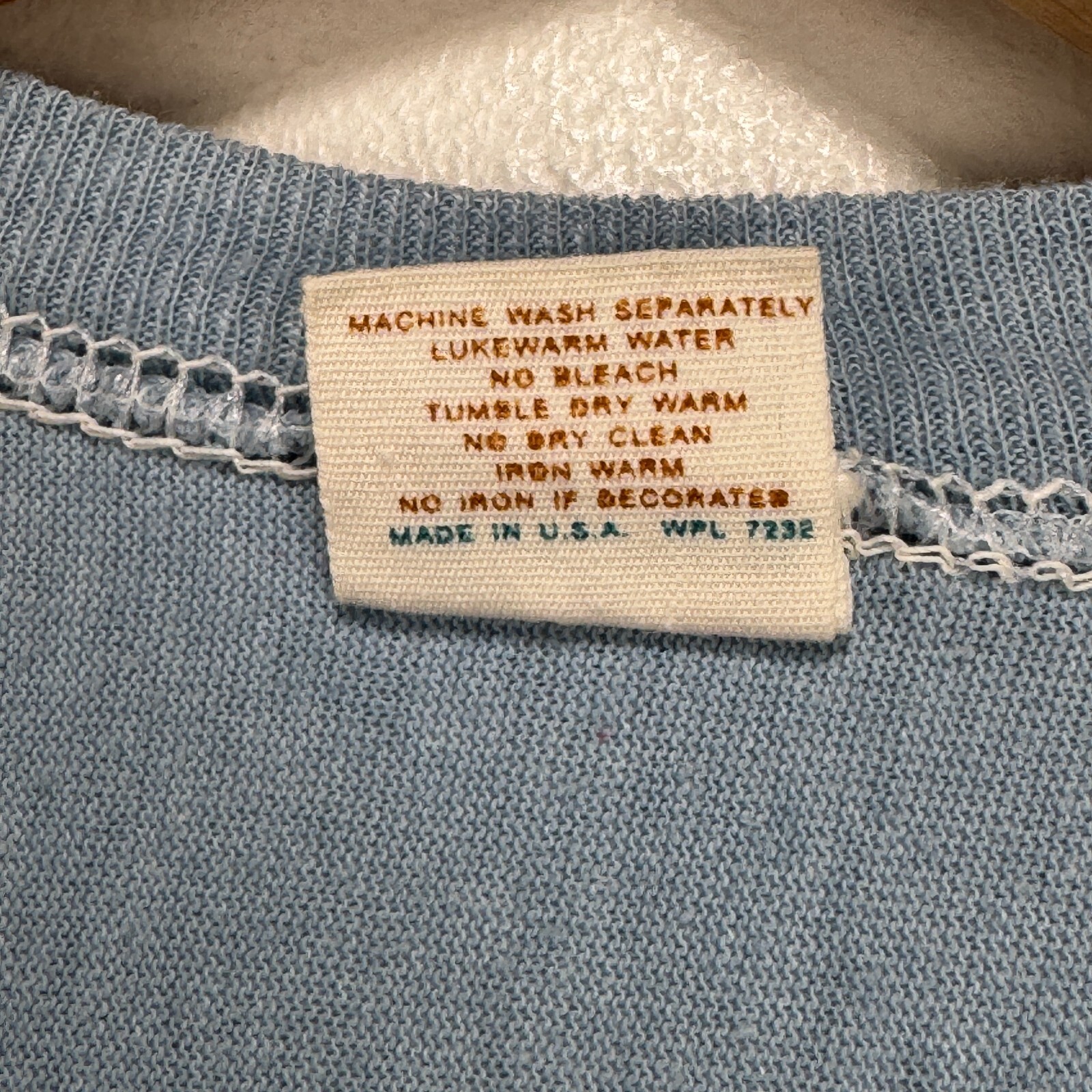 Vintage Gulf Coast Sportswear Single Stitch T-Shirt Men XL Blue Jersey USA Made