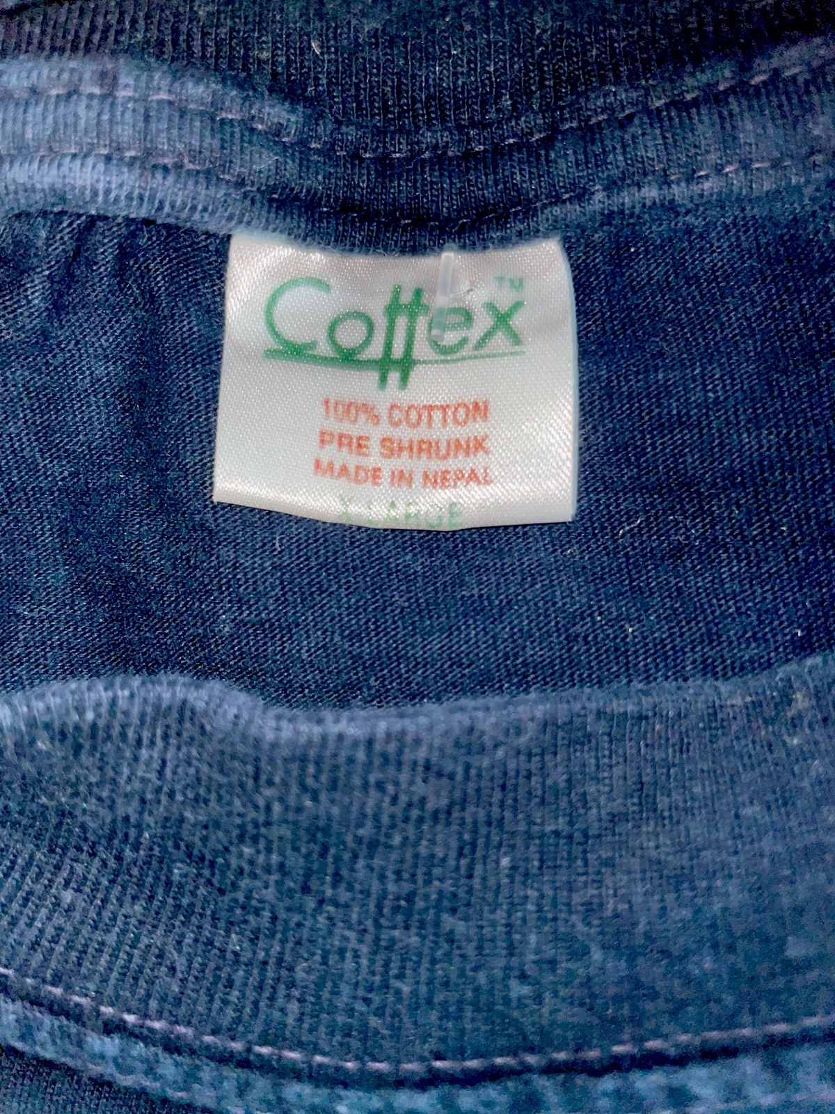 Vintage Cottex SS Crew Neck Coca Cola Always Cool Tee Black Single Stitch XL