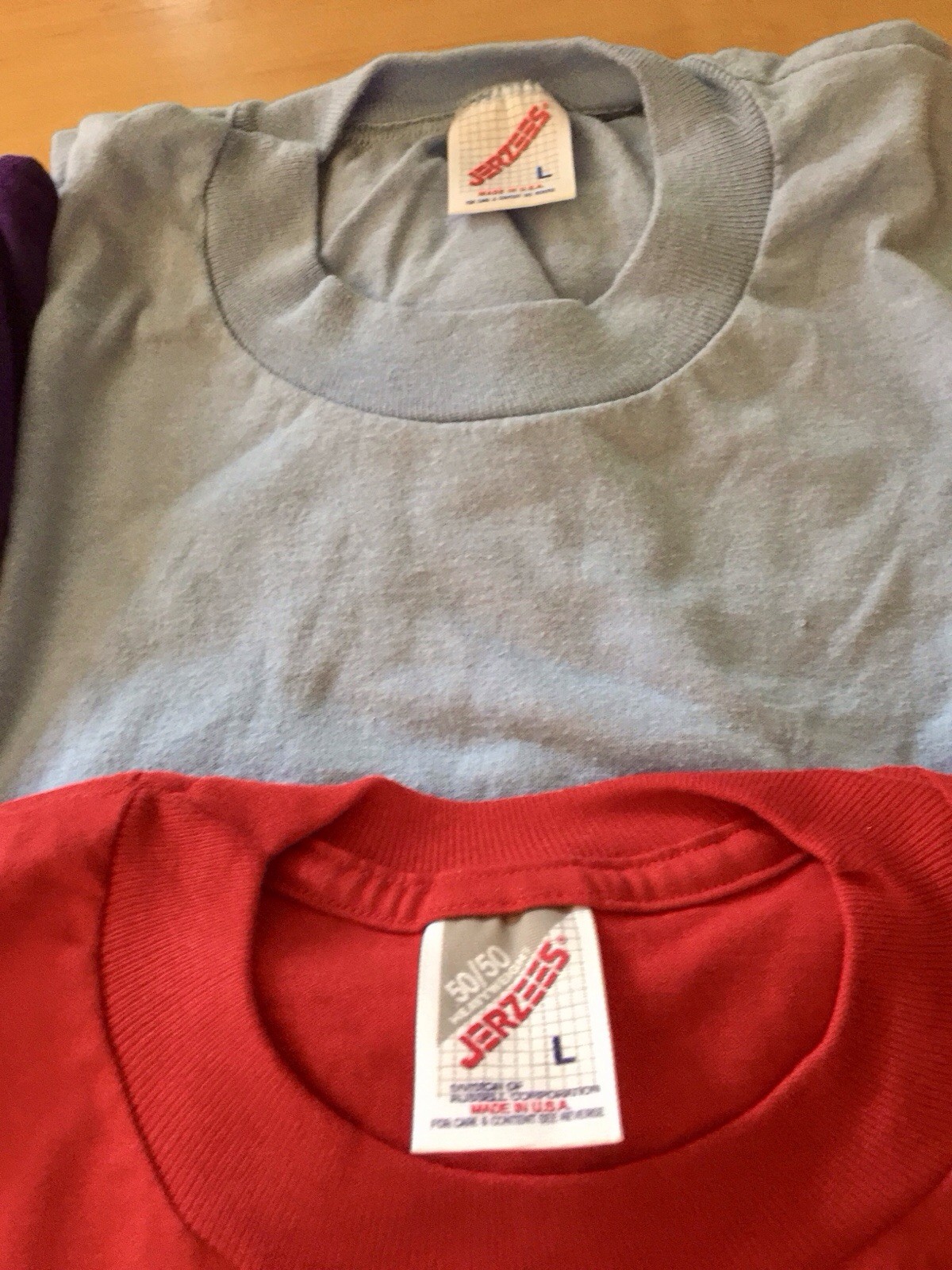 Adult Size Large New Tee Shirts Variety of Colors Great for Crafting Lot of 6