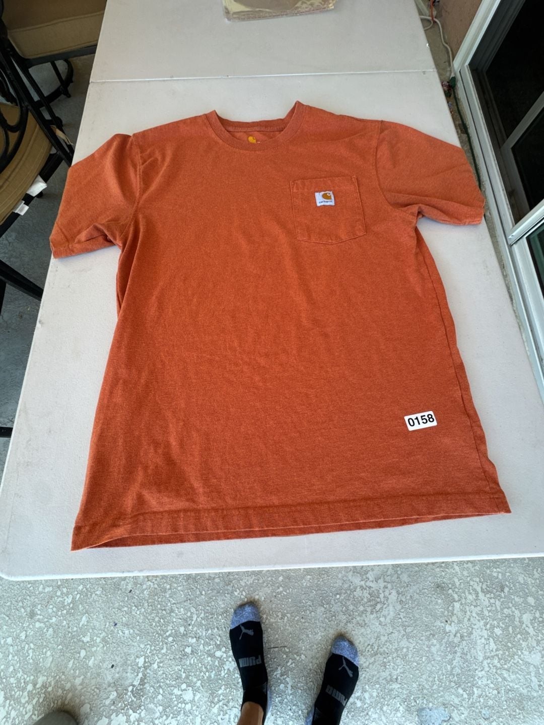 Carhartt Men&rsquo;s Loose Fit Heavyweight Short-Sleeve Pocket T-Shirt in Jasper Heath