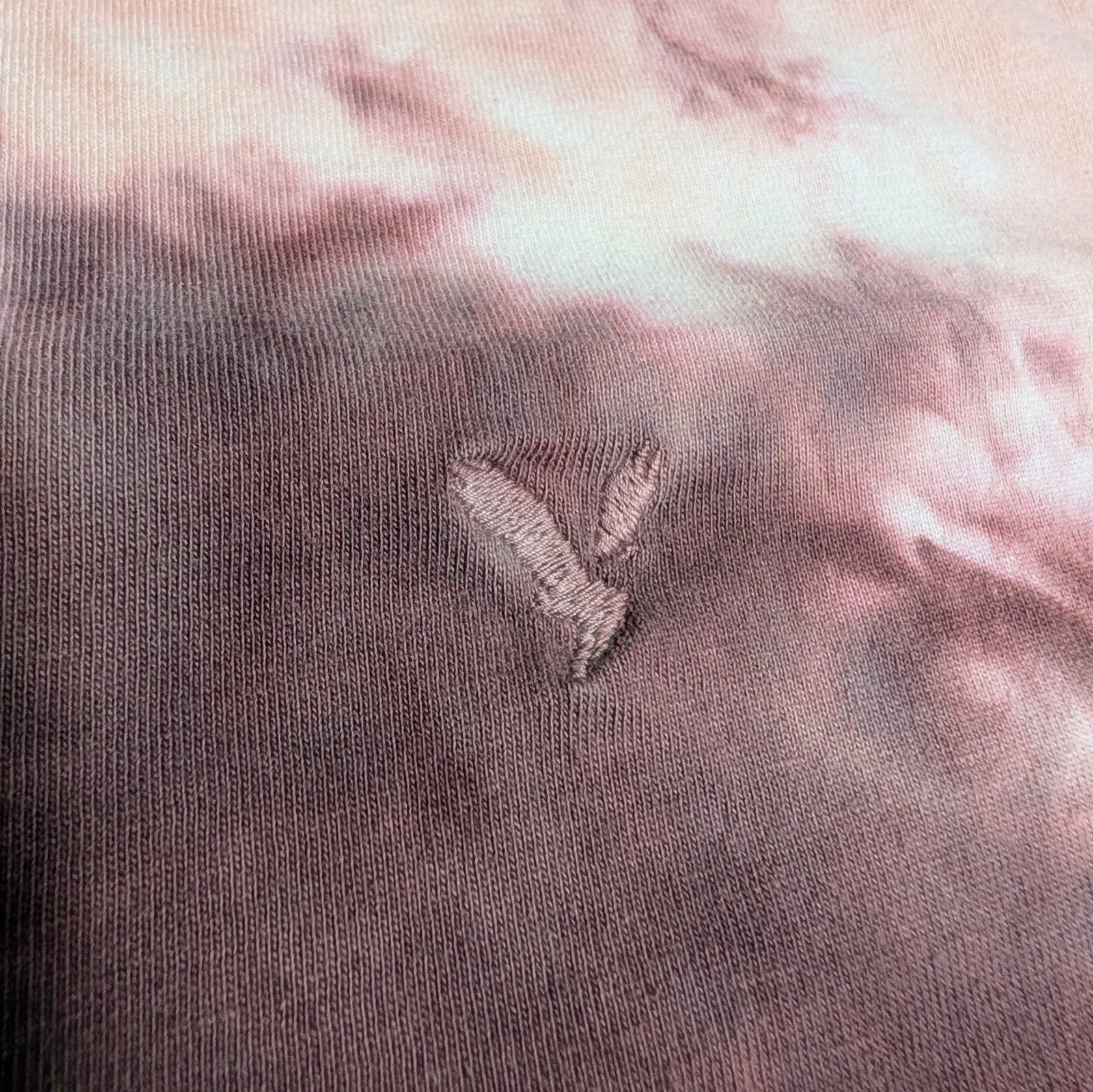 American Eagle Super Soft Pink Tie Dye T-Shirt | Men&rsquo;s Small