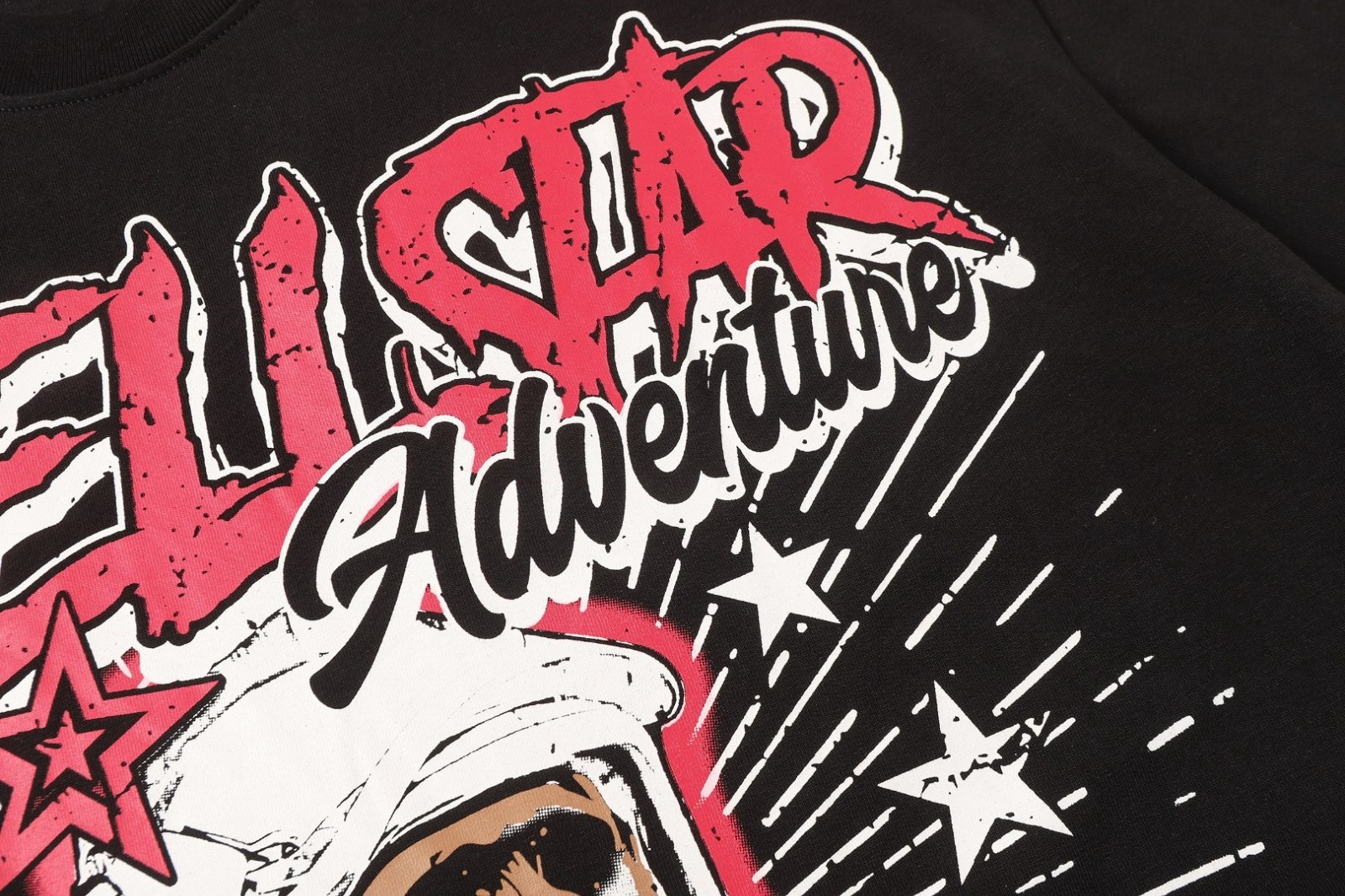 Graphic Hellstar tee shirt Men&rsquo;s Black Cotton NEW