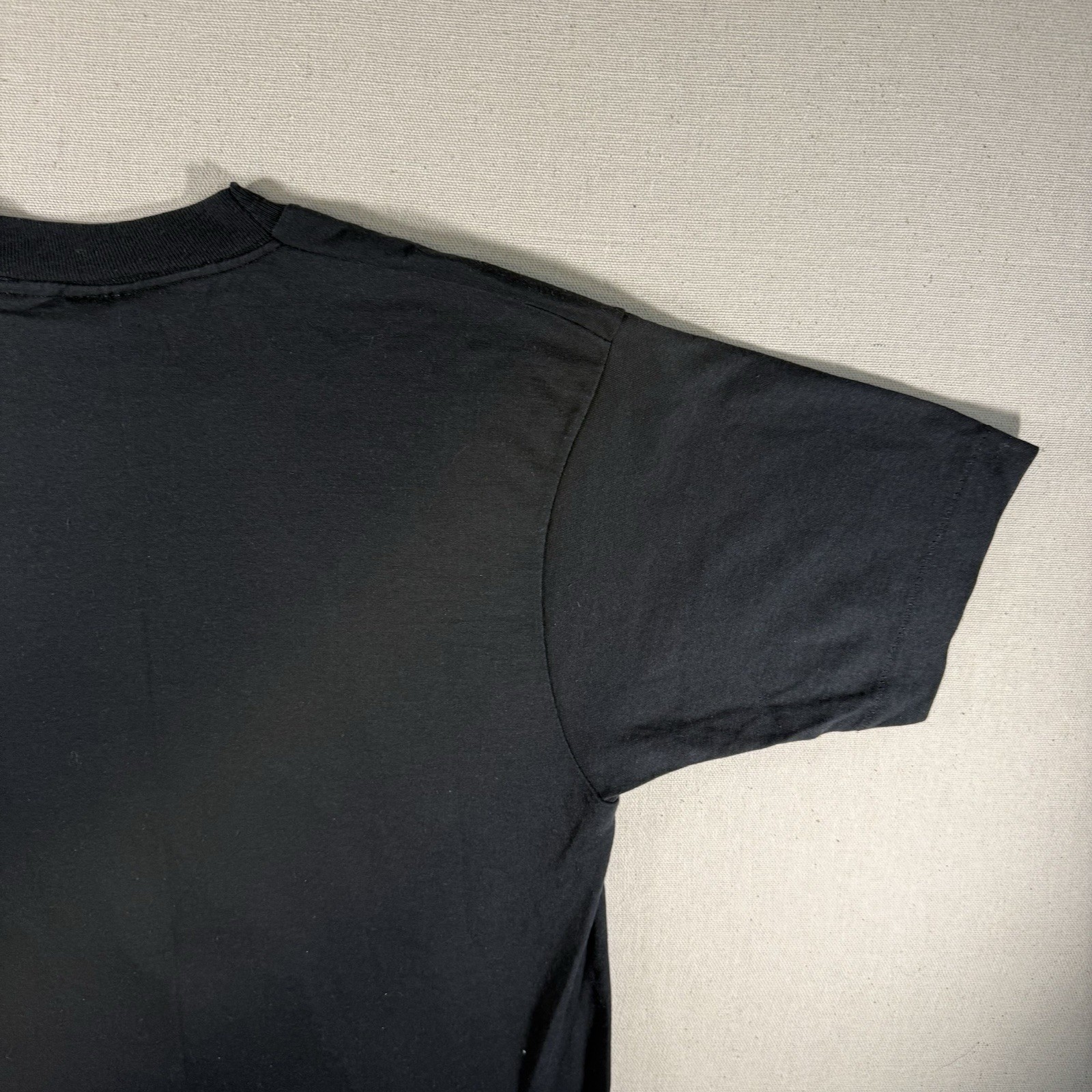 Screen Stars Best Vintage Racing Black T Shirt Size L Y2K 2000s
