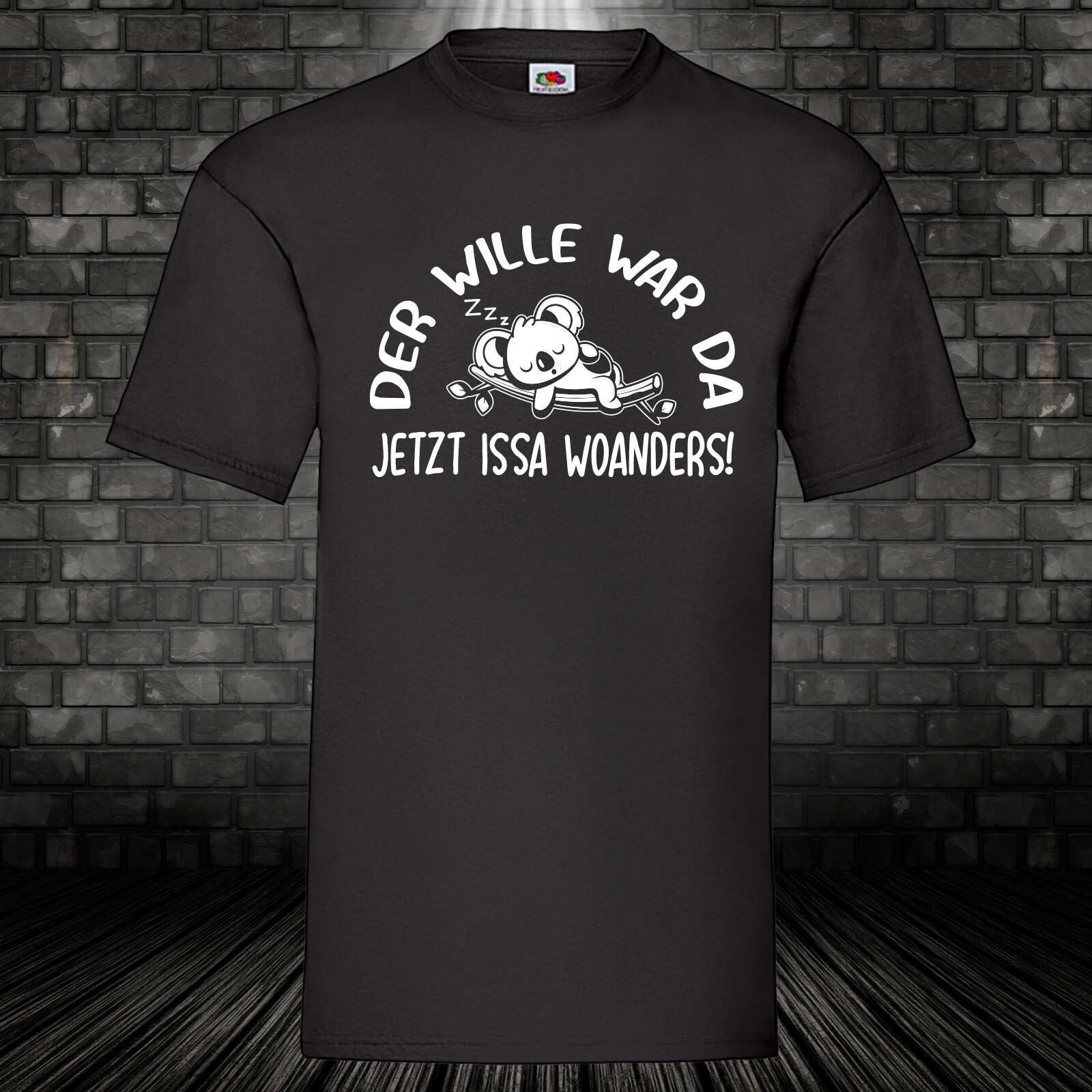 The will was there T-shirt fun funny shirt saying motivation S-5XL