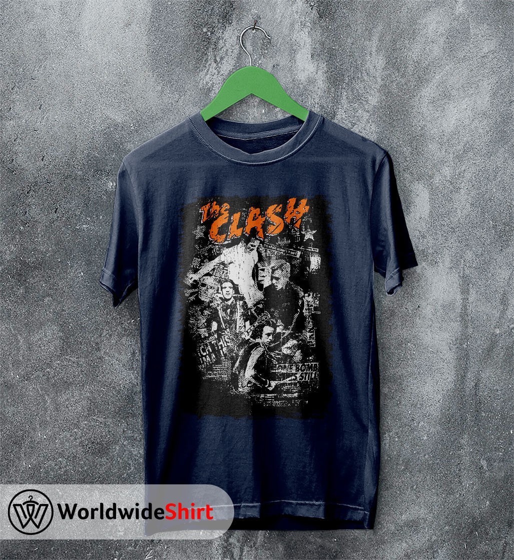 The Clash T Shirt Vintage The Clash Short SLeeve DM112 DO110 FREE SHIPPING