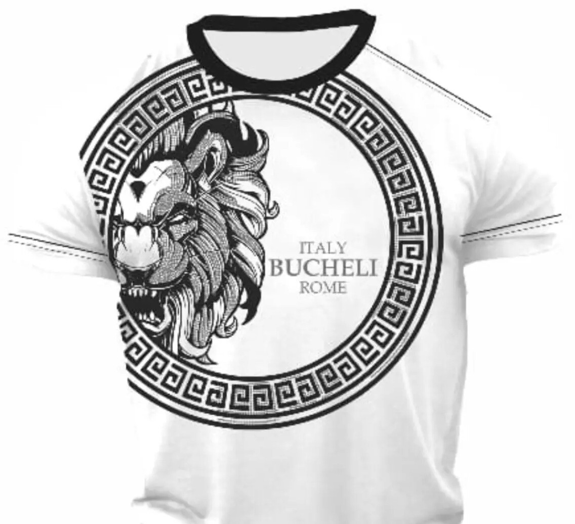 Men&rsquo;s Bucheli T Shirt,Italian Style,Cotton,Slim Fit,Stretch S M….A5.