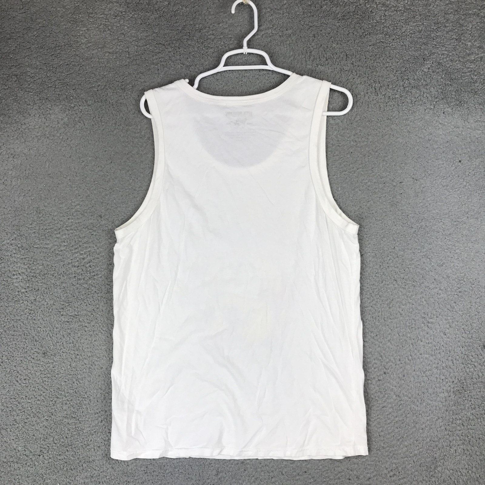 True Religion Shirt Mens XL White Buddha World Tour 11 Graphic Tank Top Music