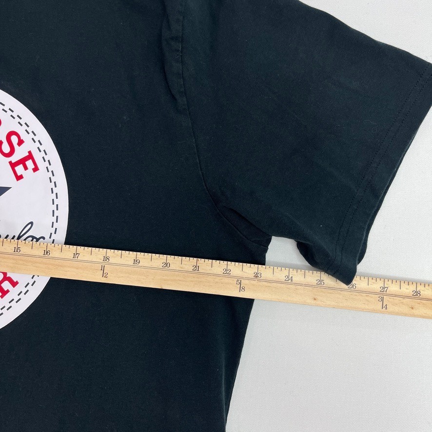 Converse All Star Shirt XL Black Chuck Taylor Logo Graphic Tee