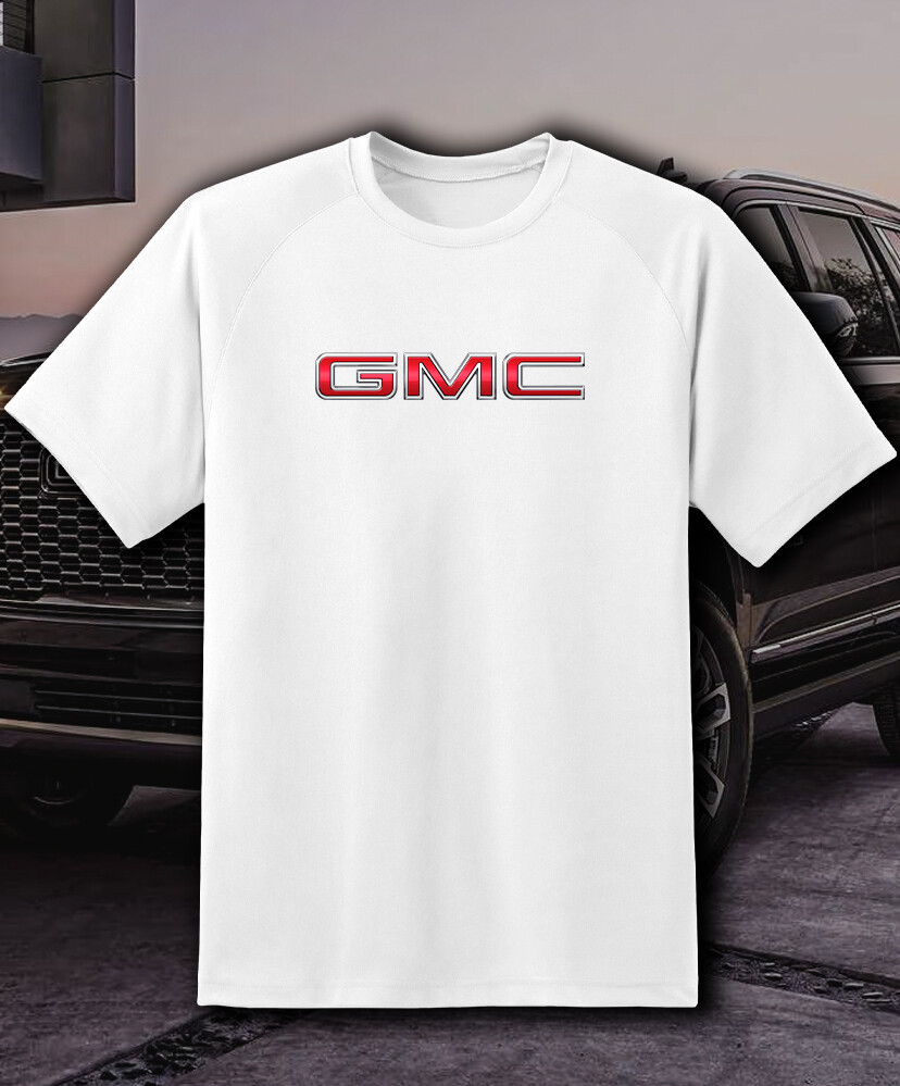 GMC Main Logo Automotive Shirt – Adult & Youth sizes up to 6XL Fast Ship!!