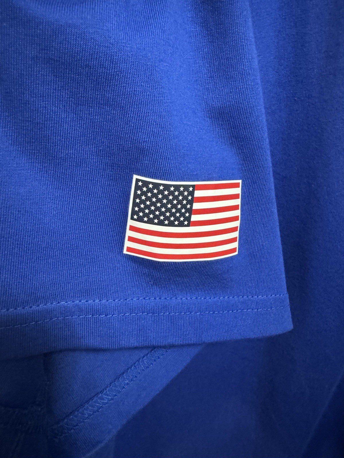 NIKE SB “USA TEAM OLYMPIC TEE” ROYAL BLUE T-SHIRT SIZE XXL EMBROIDERED FREE SHIP