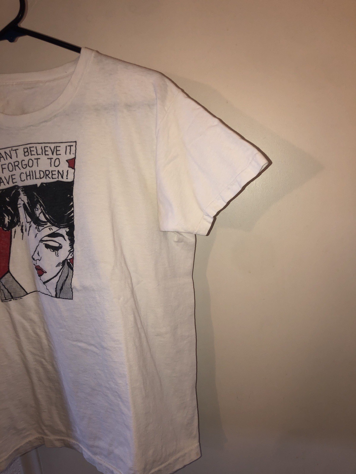 VTG 1980’s ROY LICHTENSTEIN I CANT BELIEVE IT FLYING FISH LA POPART T-SHIRT SZ M