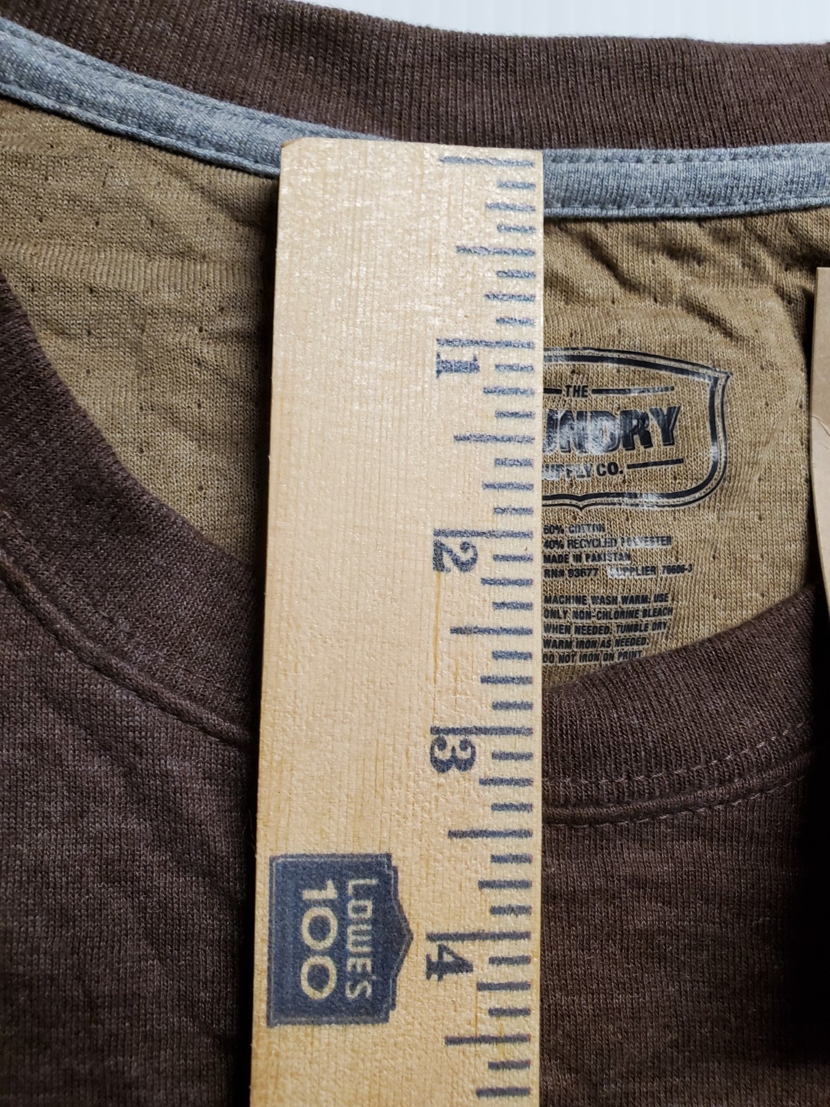 🟤 NWT Foundry Mens XLT XL Tall Brown Long Sleeve Crewneck Pullover Shirt NEW