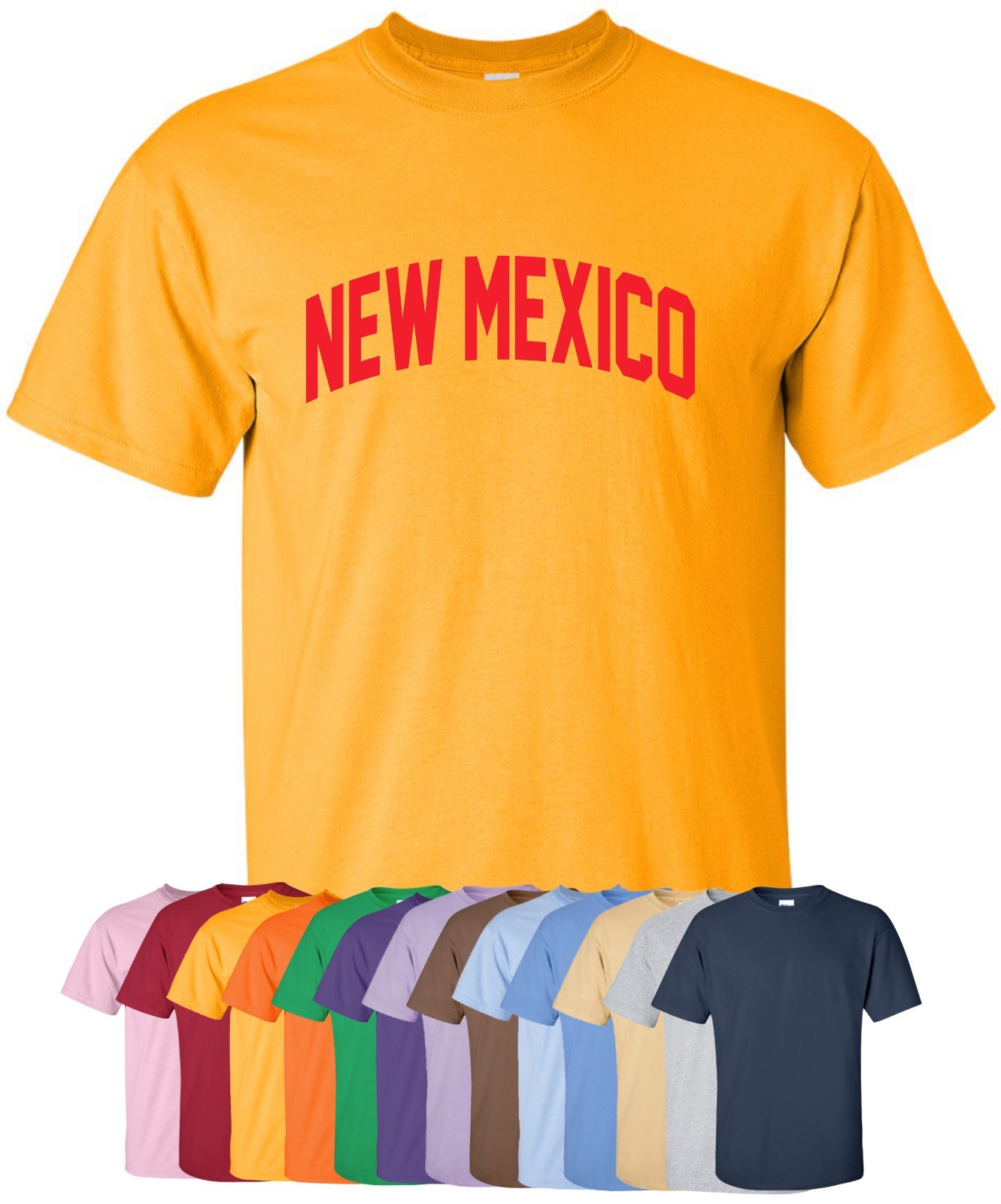 « New Mexico » T-Shirt in S-4XL, 30+ Colors! land of enchantment flag breaking bad