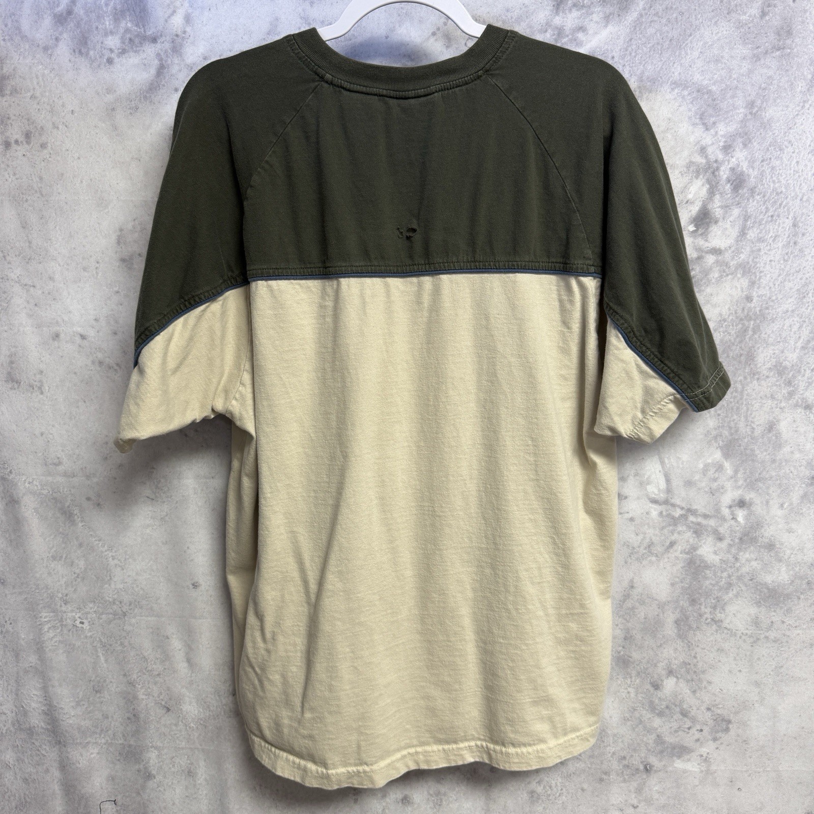 Vintage Y2K Faded Glory T Shirt Mens Large Two Tone Skate