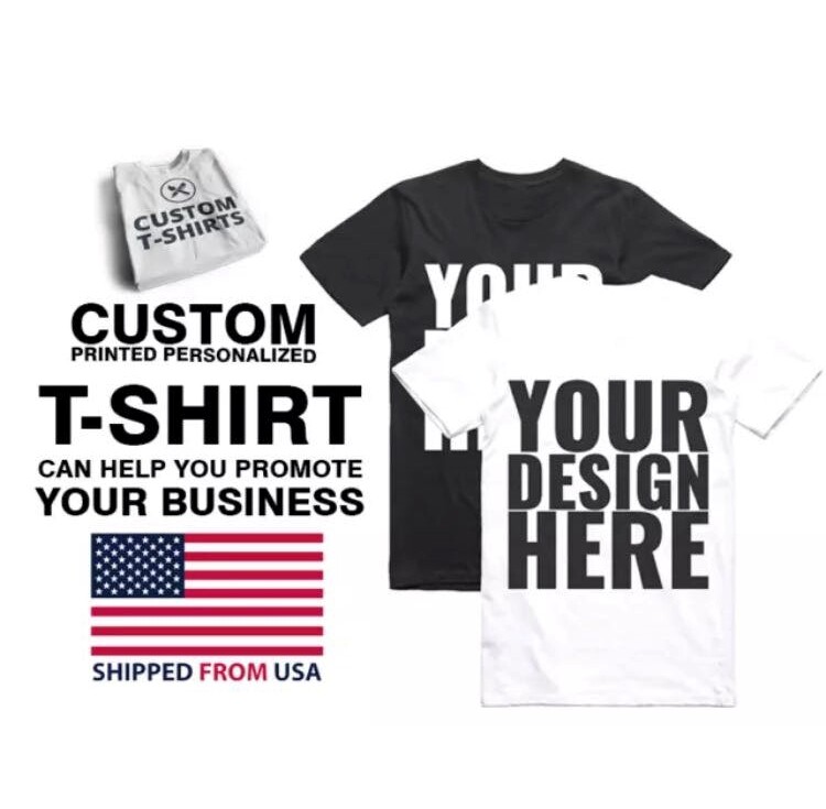 PERSONALIZED YOUR OWN LOGO ON A T-SHIRT CUSTOMIZED T-SHIRT UNISEX