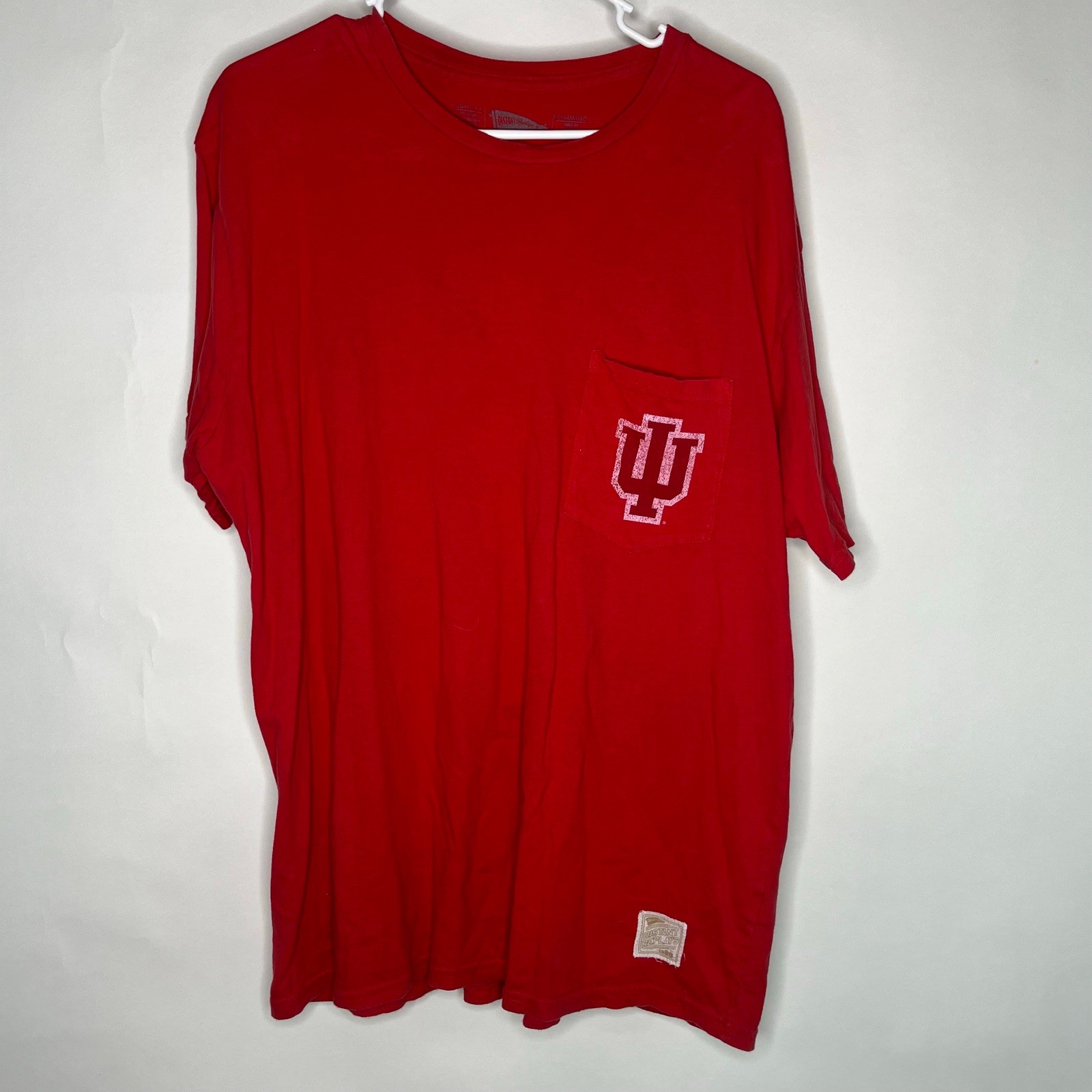 NCAA Indiana Hoosiers NCAA T Shirt Red Adult Size XLarge Short Sleeve T Shirt
