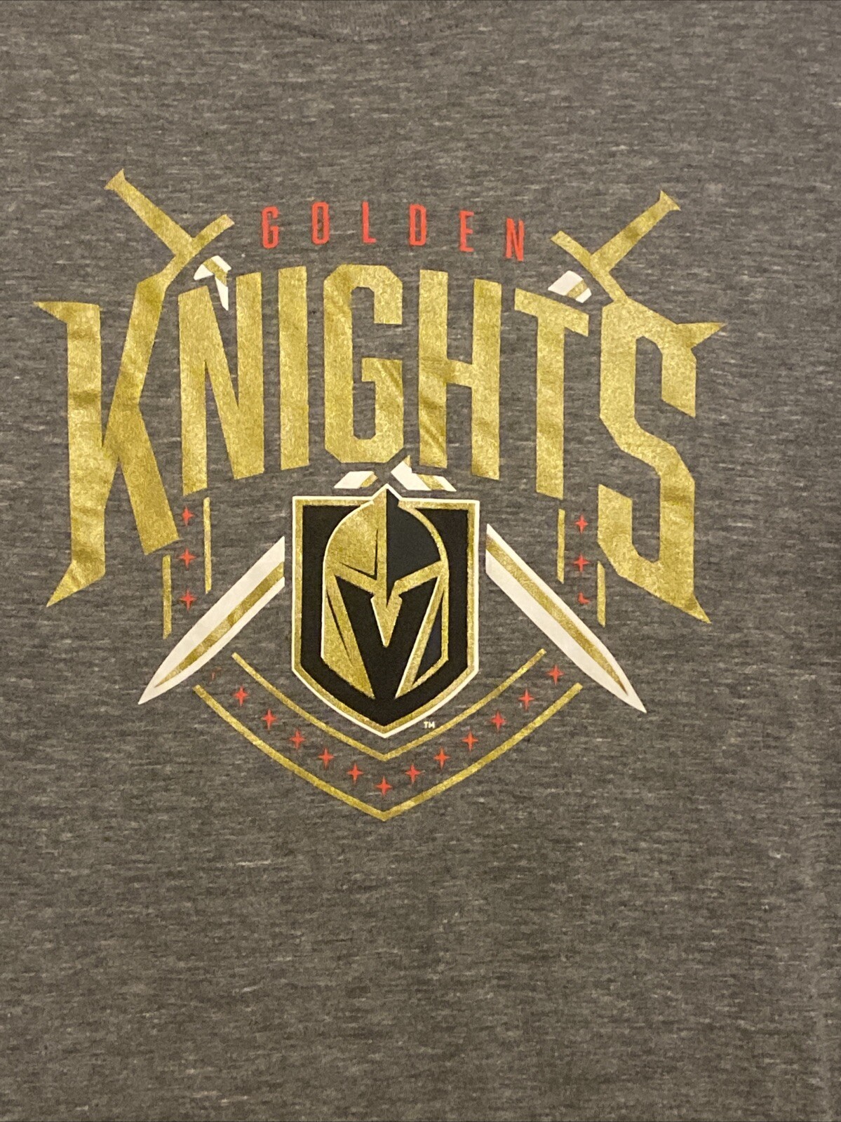 Las Vegas Golden Knights Fanatics Shirt Men Medium Graphic Short Sleeve Hockey