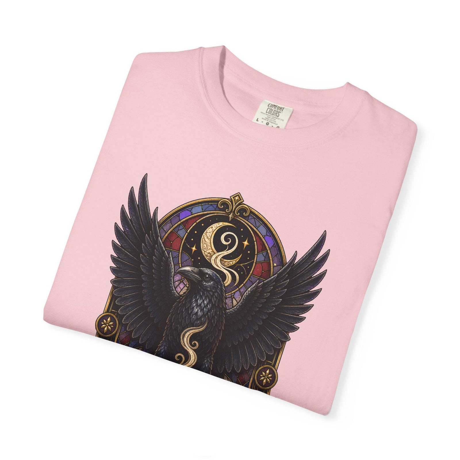 Gothic Espresso Raven T-Shirt Graphic