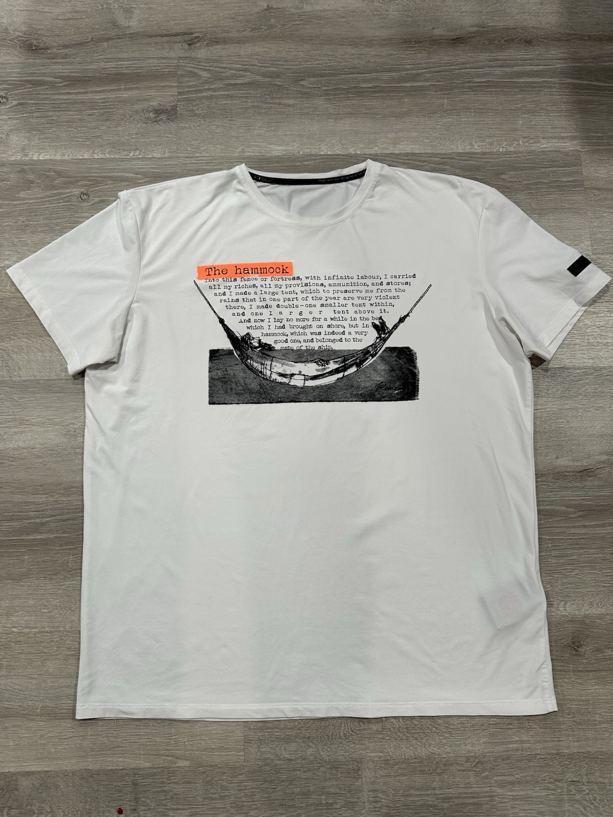 N84 Roberto Ricci Designs RRD Graphic Print T-shirt White Mens Size 50