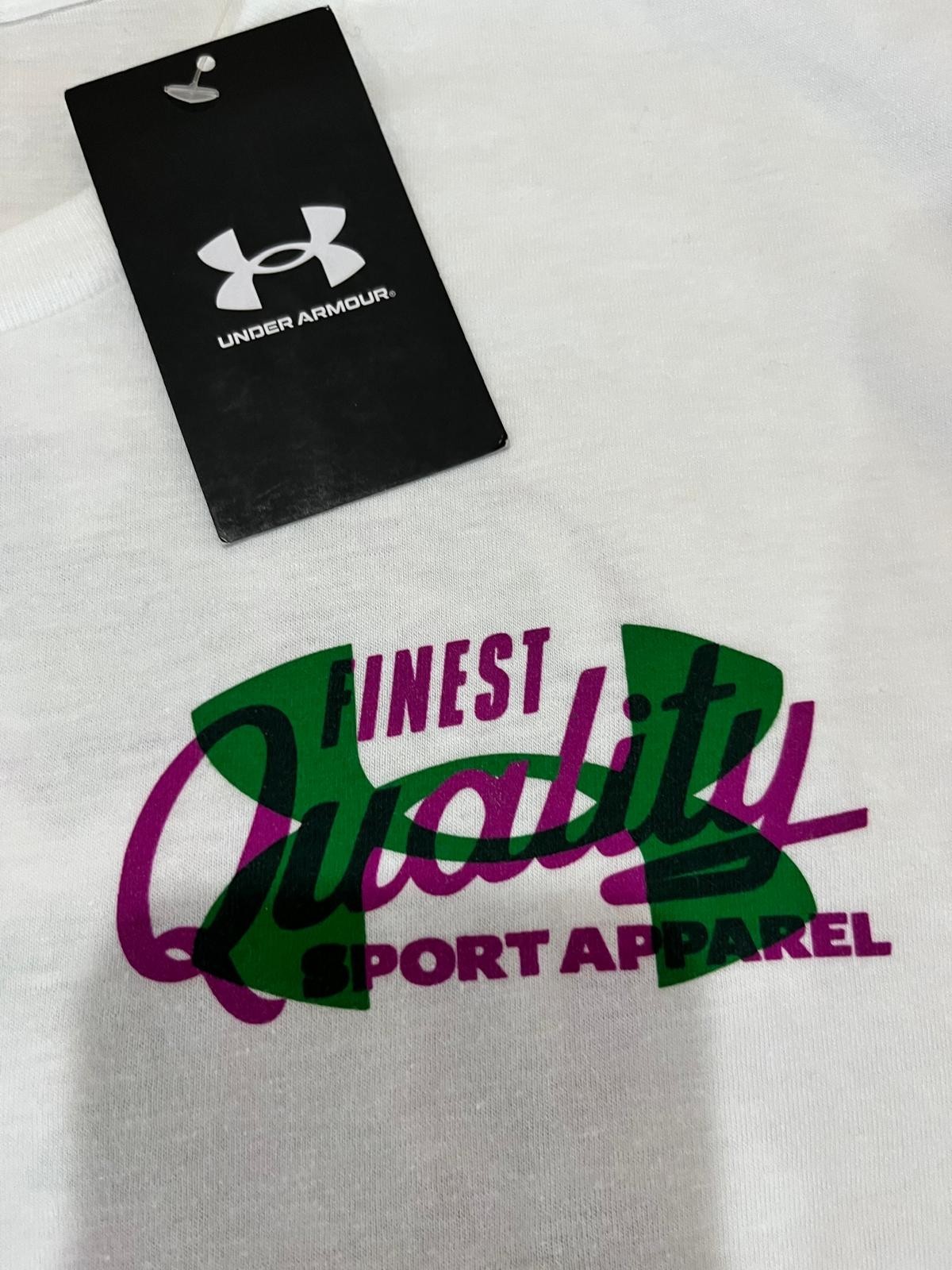 Under Armour Men&rsquo;s Extra Large XL Vintage Type T-Shirt White Loose NWT