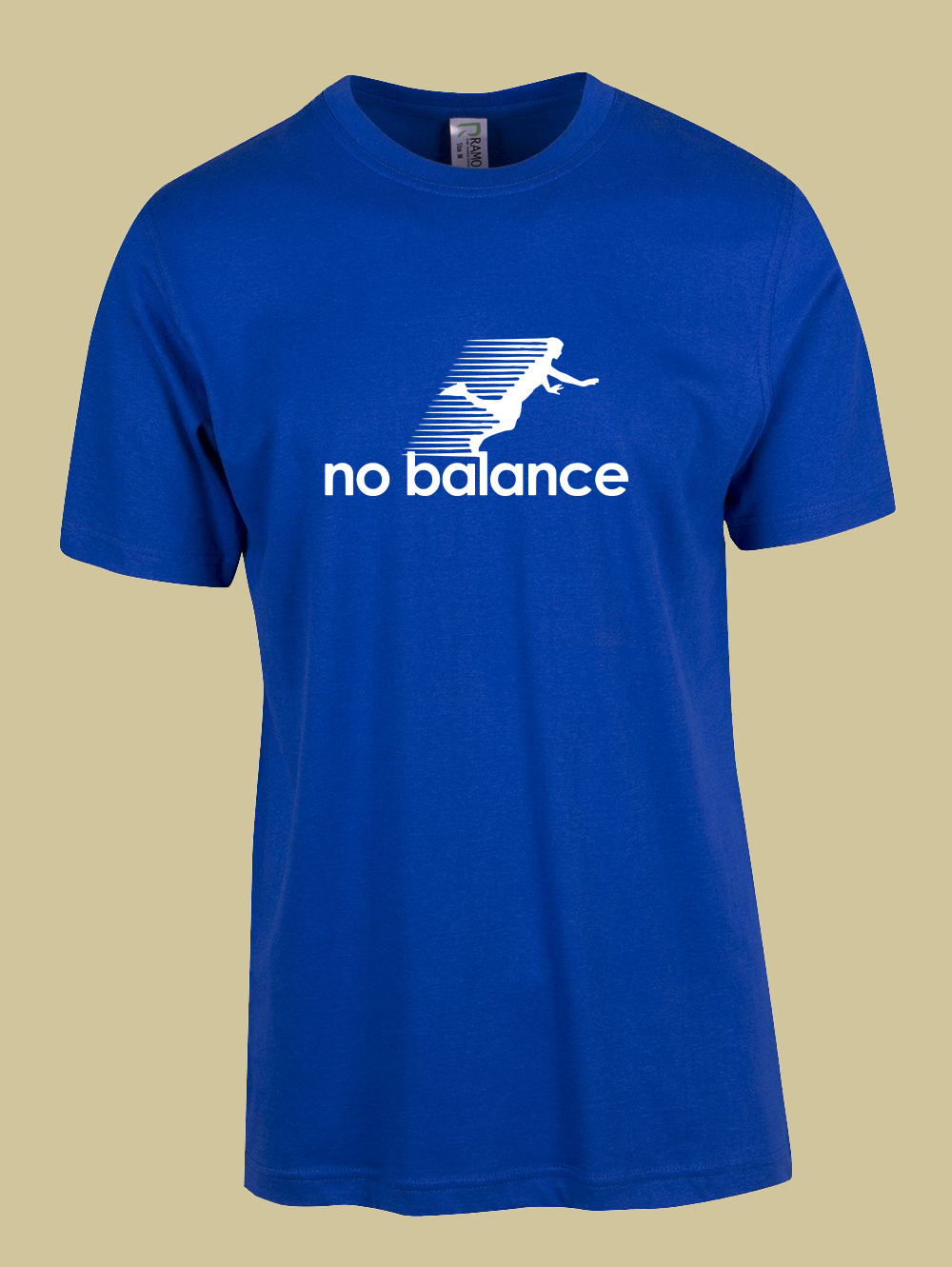 UNISEX MEN WOMENS TEE TSHIRT NO BALANCE FALL OVER RUNING GIFT EXERCISE OUTDOORS