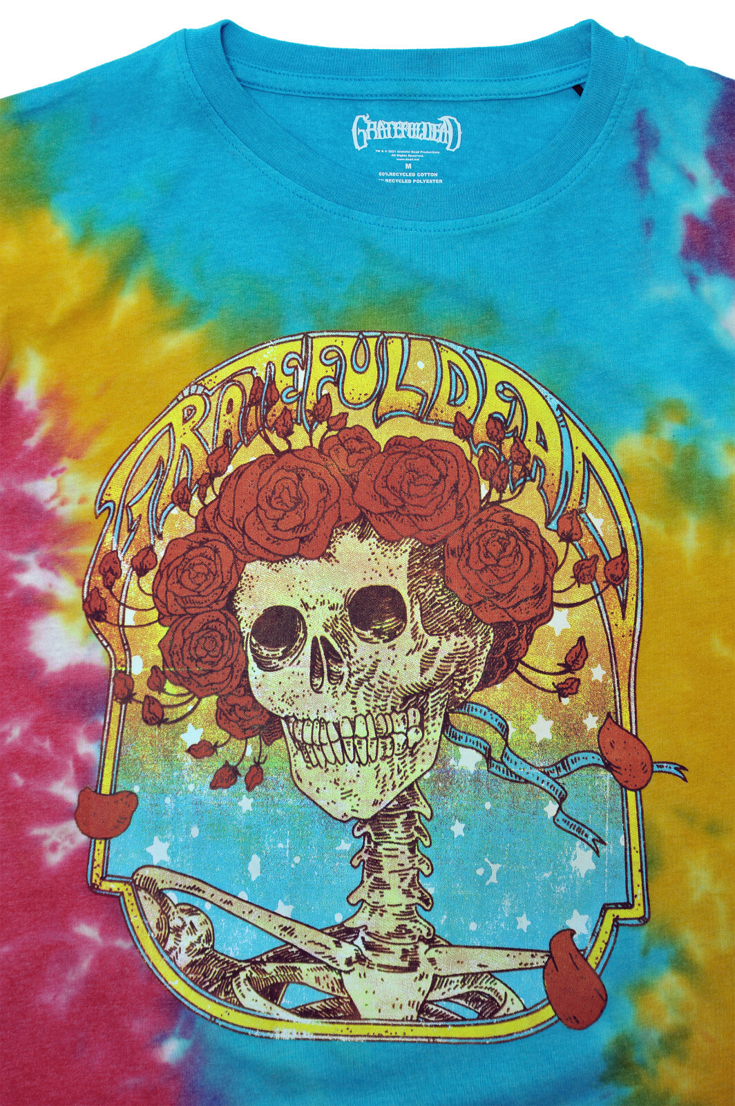 Official Grateful Dead T Shirt Bertha Multicoloured Tie Dye New S M L XL XXL