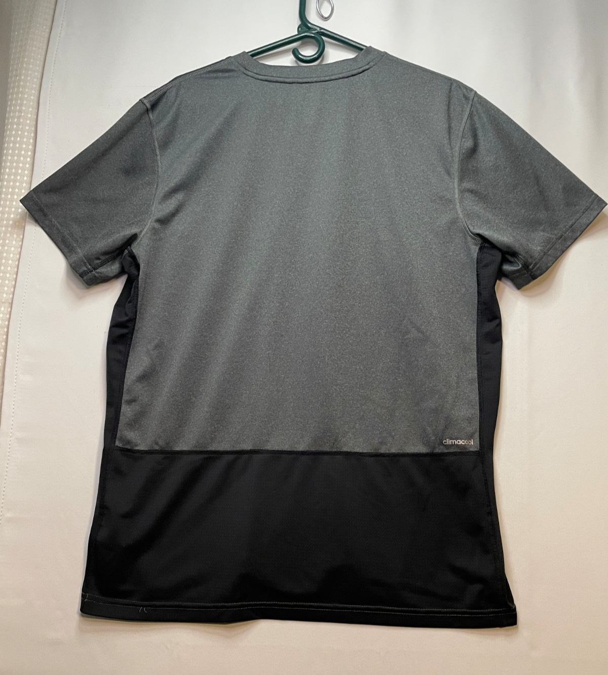 Adidas Climacool shirt mens XL short sleeve gray