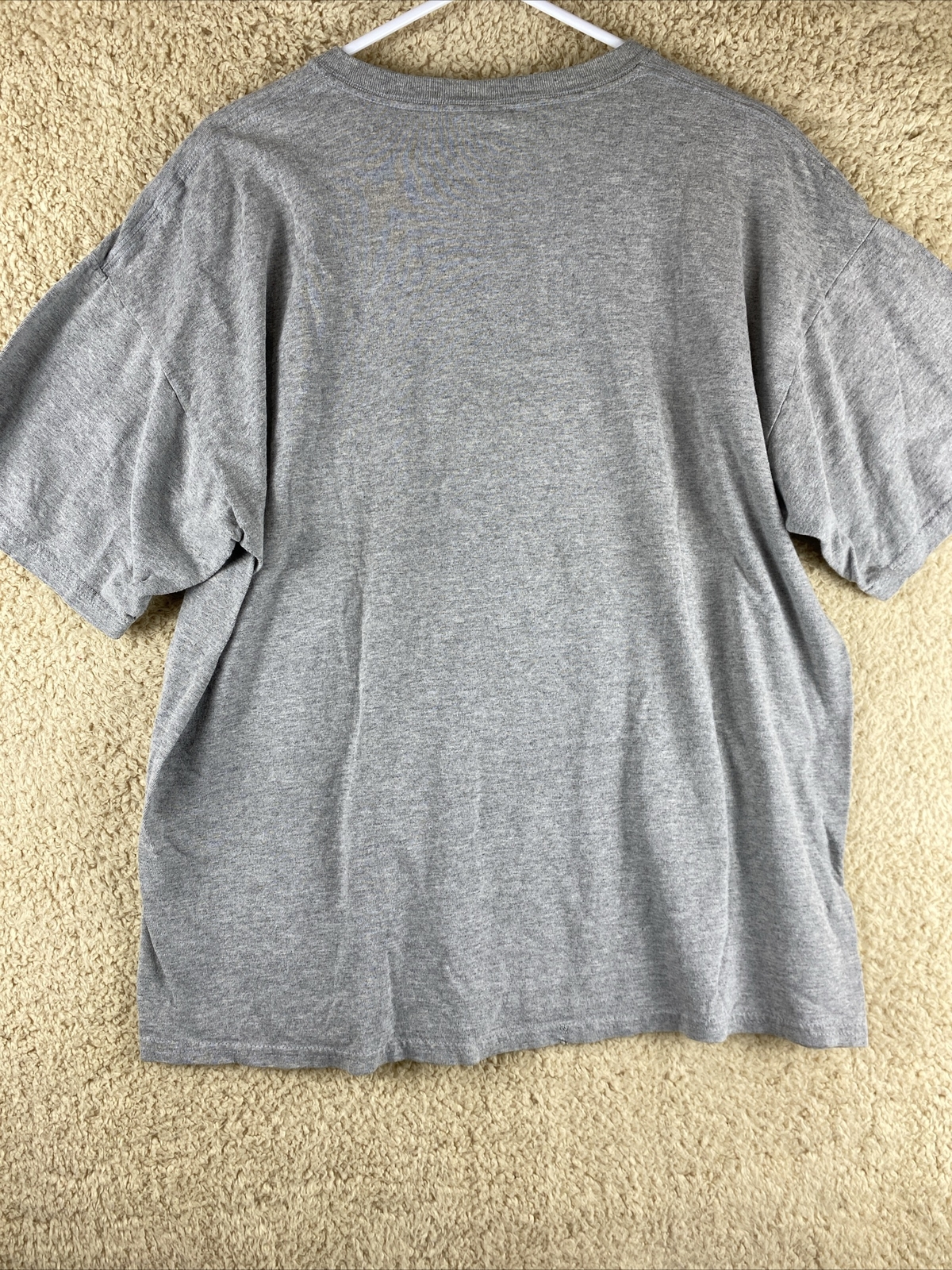 Saxophone Moosician Mens Sz XL Gray Short Sleeve Graphic T-Shirt