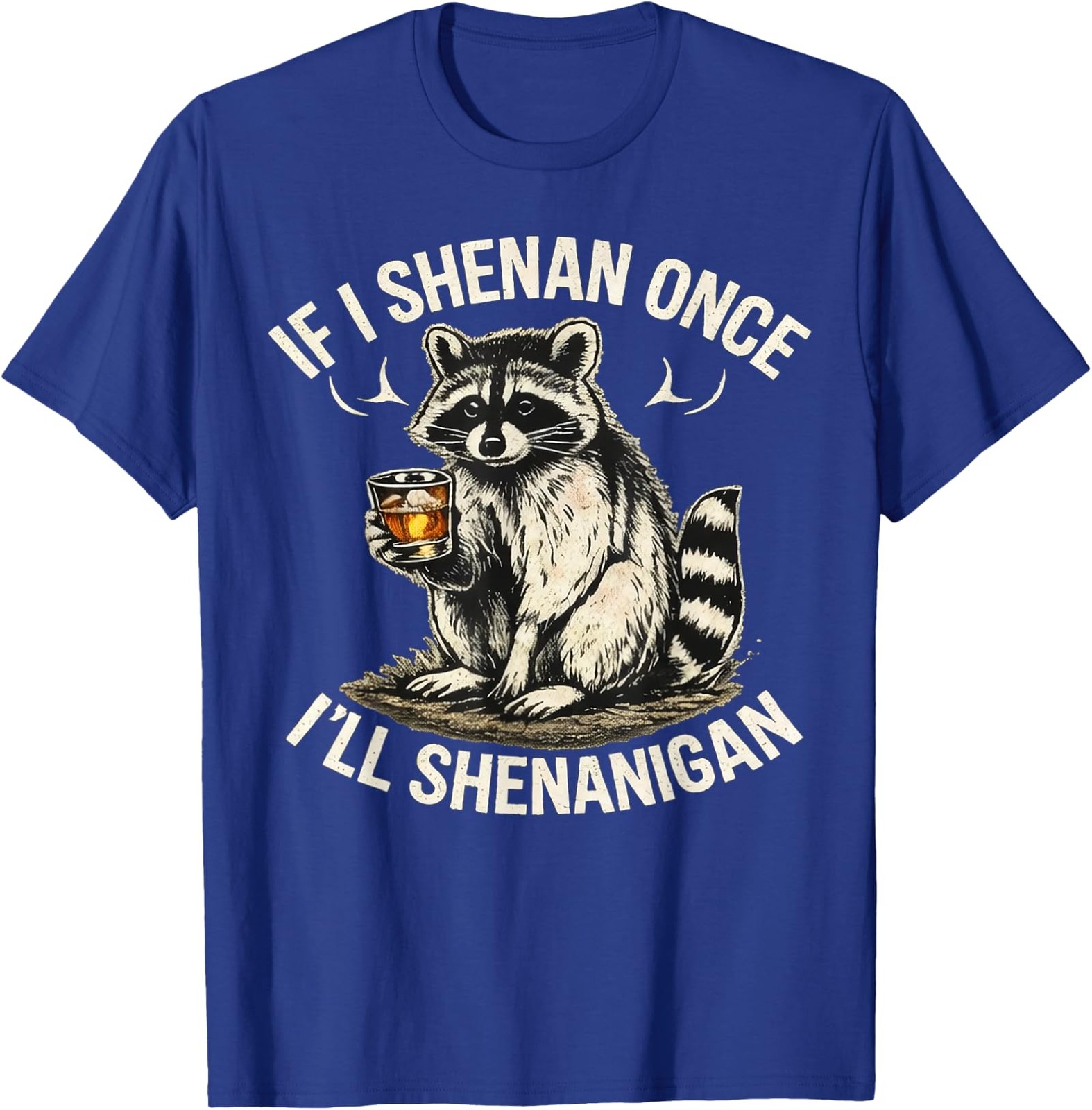Raccoon If I Shenan Once I&rsquo;ll Shenanigan Funny Unisex T-Shirt