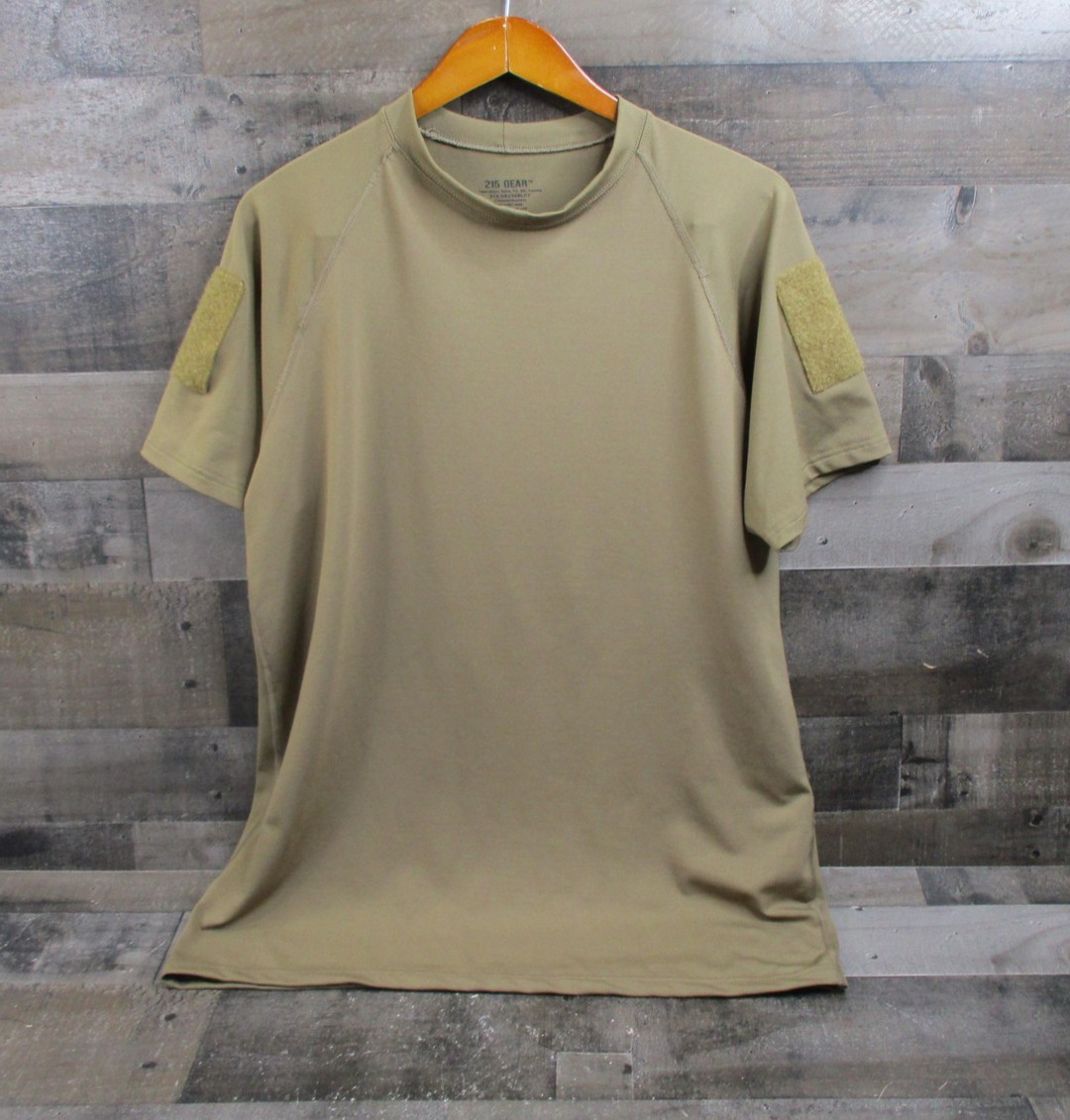 215 Gear Operators Shirt Mens Large Coyote V2 Loop Sleeves Tactical Military