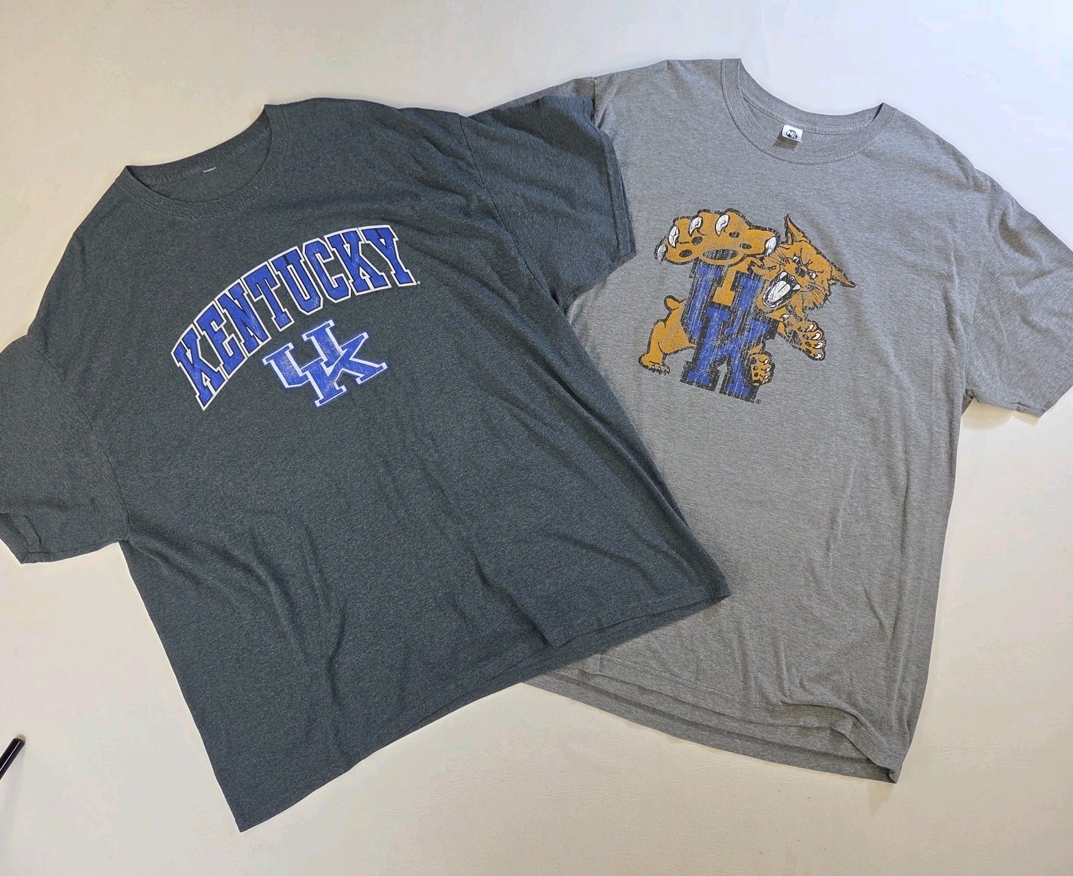 Lot 12 Men&rsquo;s University of Kentucky Wildcats UK T-Shirts 2XL XXL Blue Gray