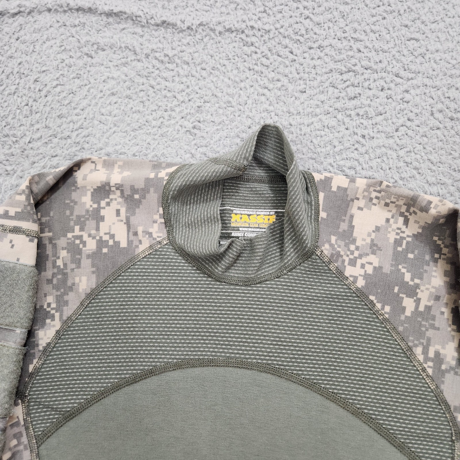 Massif Shirt Mens XS Performance Team Soldier Tactical Camo Gear Army Combat