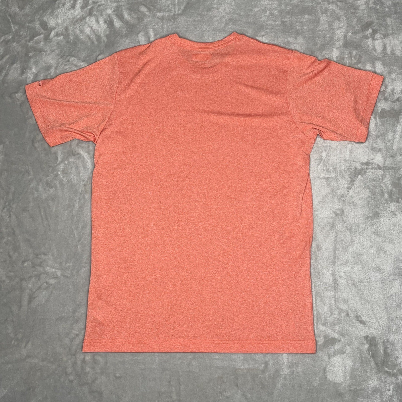 Columbia Omni-Wick T-Shirt Mens Small Orange Lake Zell Regular Fit Tee