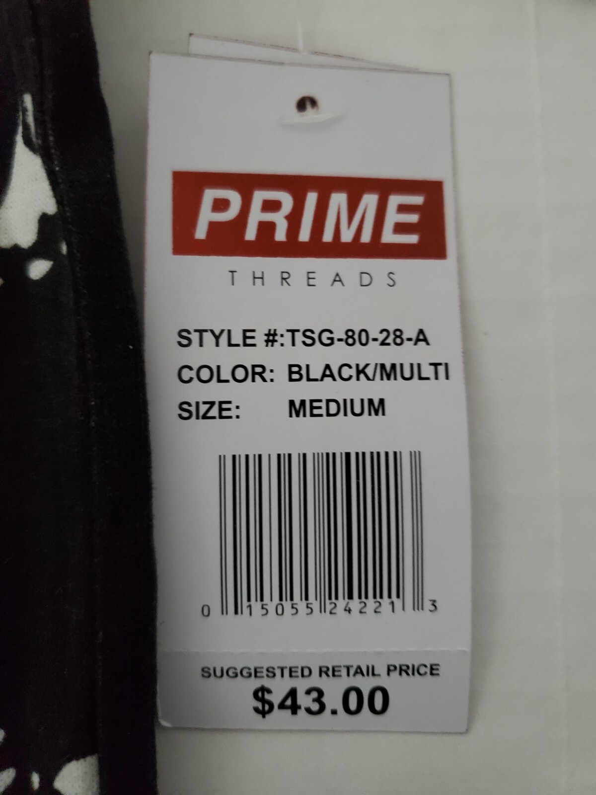 Prime Threads Hustle Shirt Set With Hat Size Medium