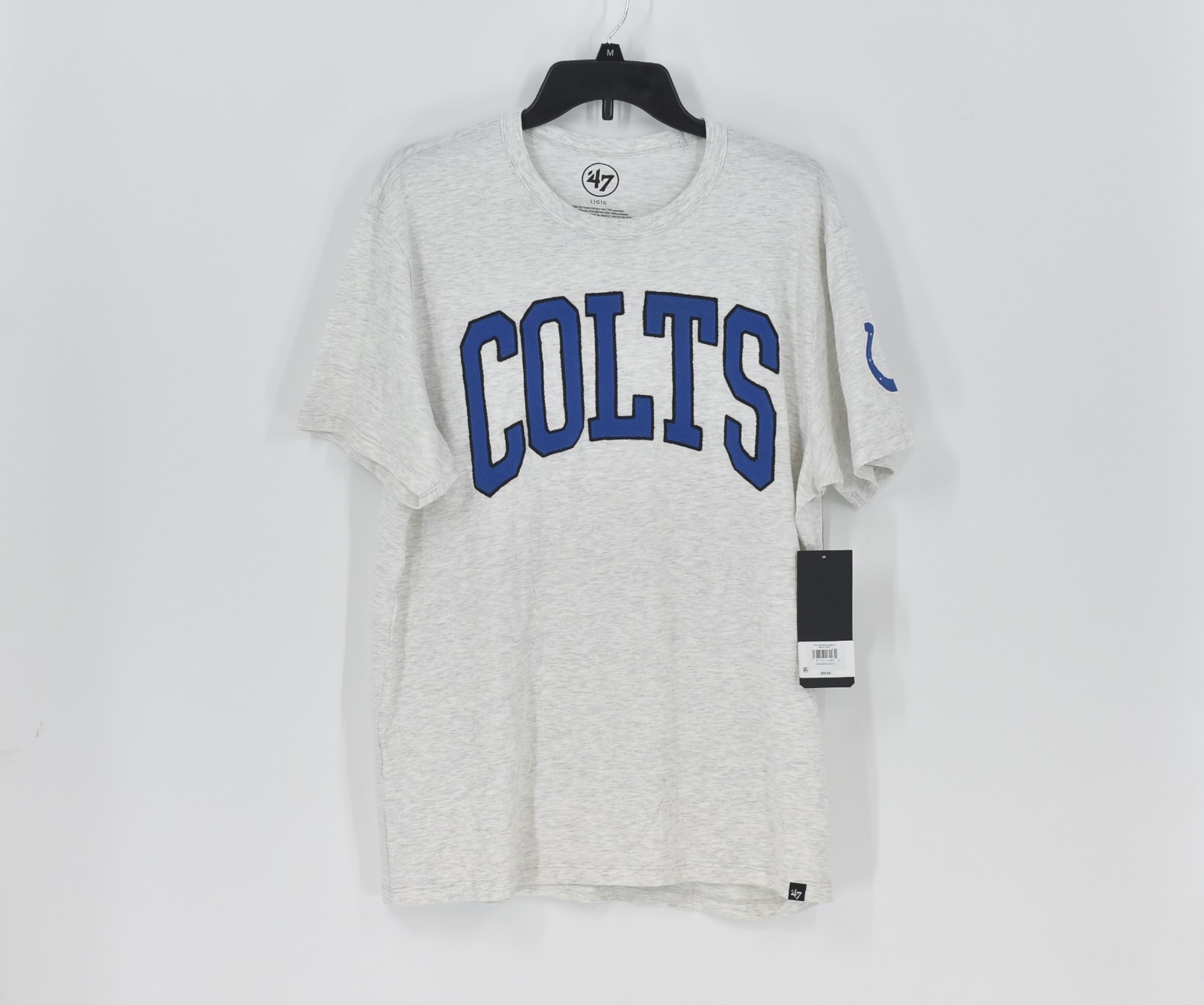 Men&rsquo;s &rsquo;47 Indianapolis Colts Clubhouse Short Sleeve T-Shirt In Grey Size Large