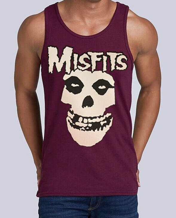 Misfits Punk Rock Band Black Tank Top (Various Colors)