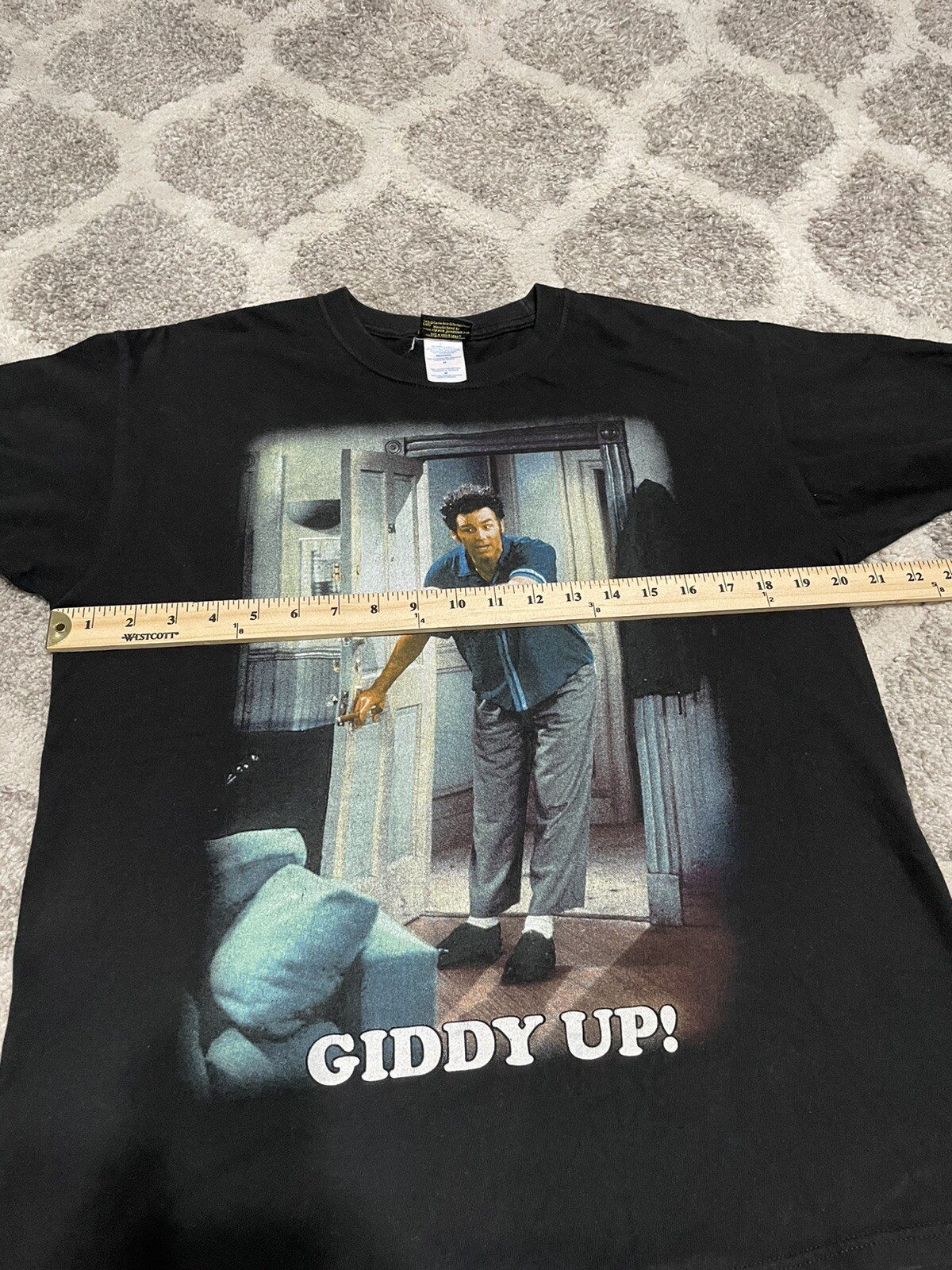 Vintage Seinfeld Kramer Giddy Up T Shirt NBC TV Show Jerry Size Medium