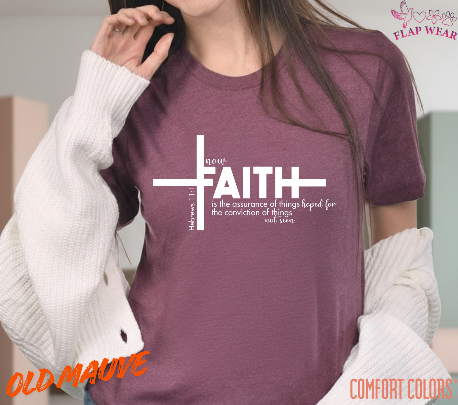 Unisex Hebrews 11:1 Christian T-Shirt, Men T shirt,Women T shirt Gift Religio