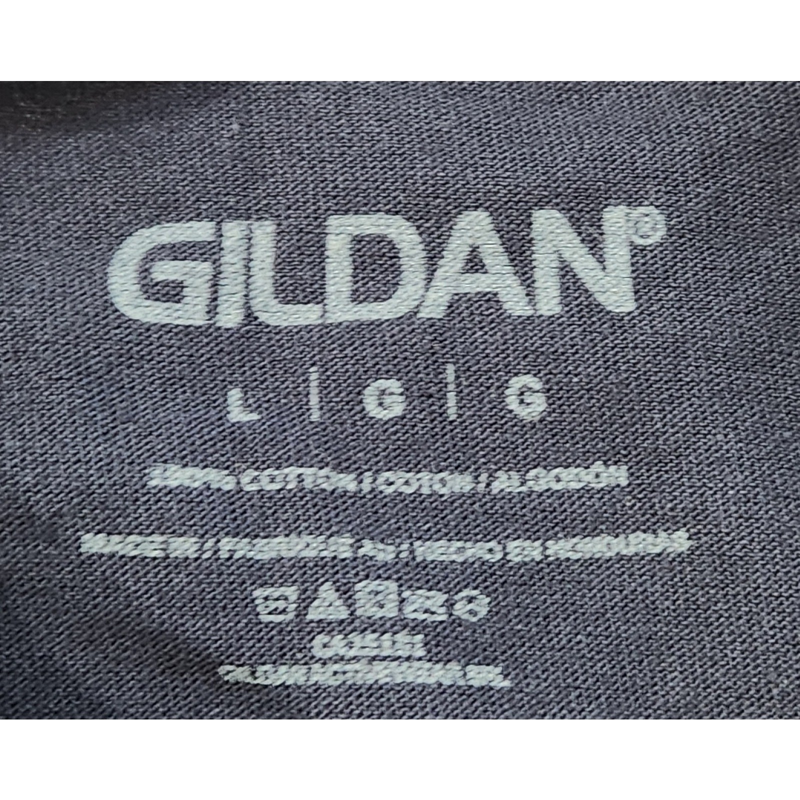 Gildan Dark Blue Crew Neck Short Sleeves Shirt Large NWTS Lightweight Soft