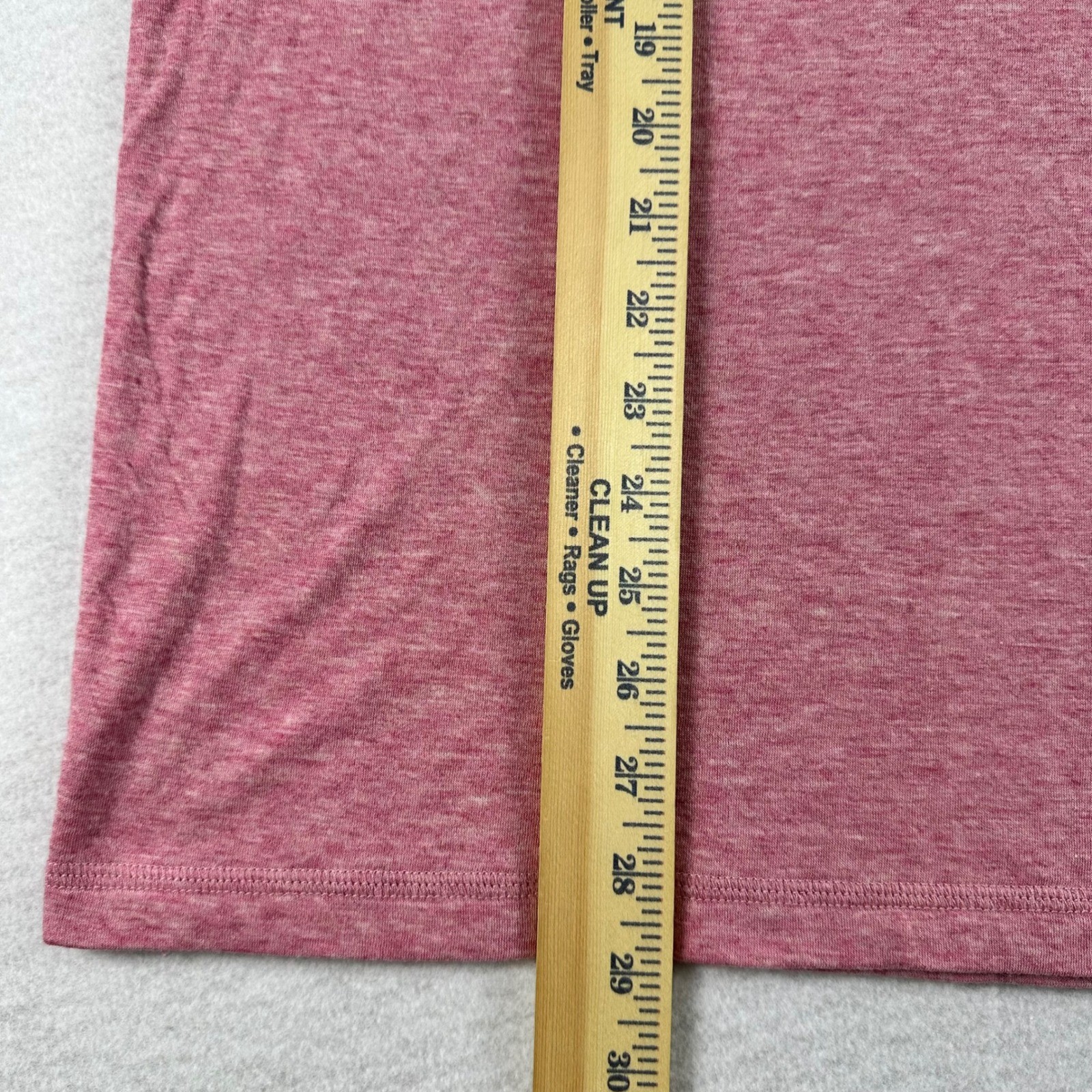 Faherty Cloud Cotton Henley Mens Large Long Sleeve Shirt Light Pink Pima Modal