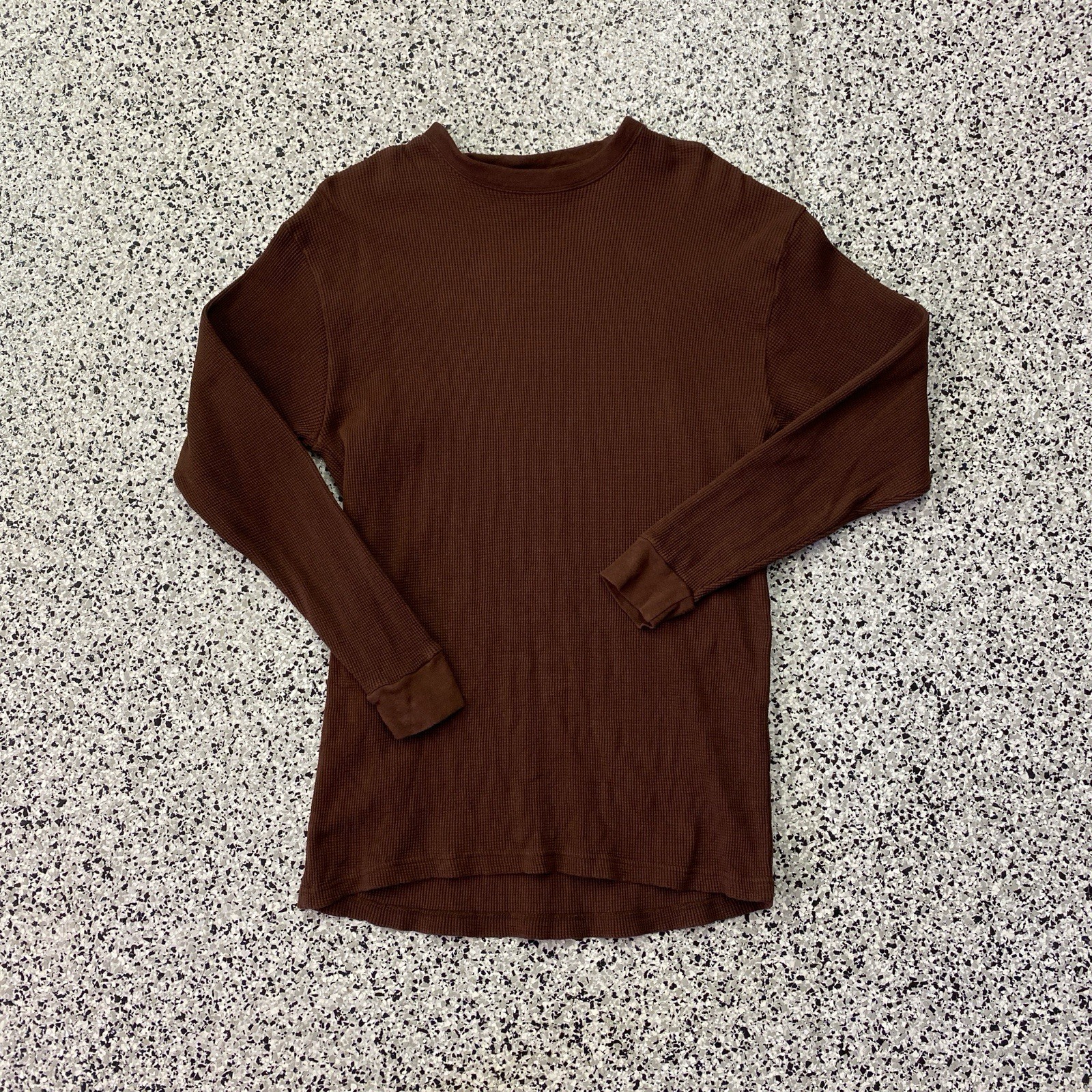 Vintage Gemrock Heavy Weight Thermal Shirt Men’s 4XL Waffle Baselayer Brown