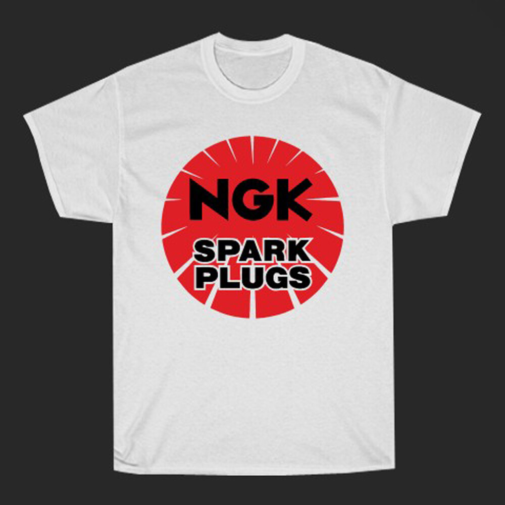 NGK Spark Plugs Automotive Men&rsquo;s White T-Shirt
