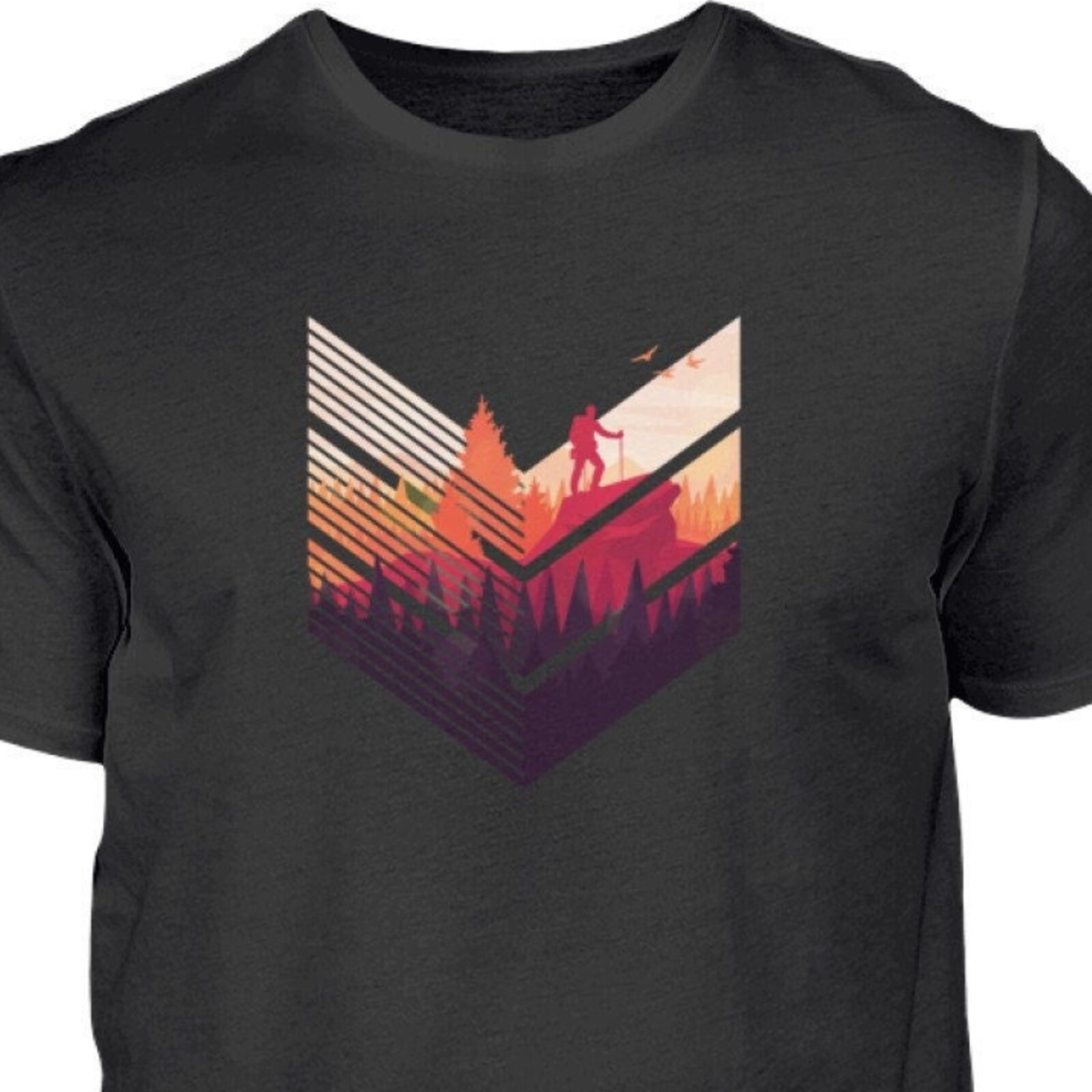 #26 Hiking in the Mountains Men&rsquo;s T-shirt Nature Graphic Shirt Man Gift Birthday