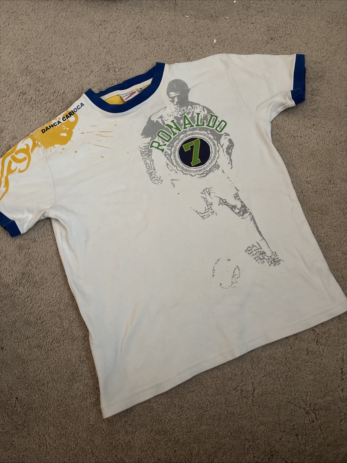 Christiano Ronaldo #7 T Shirt Soccer Danca Carioca MEDIUM