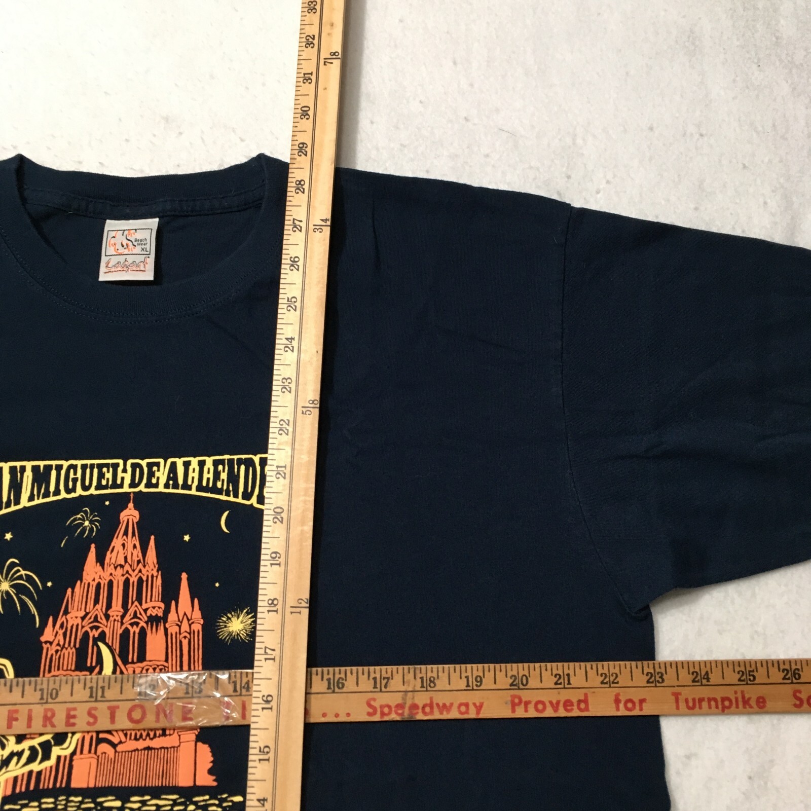 San Miguel, Mexico – Graphic T-shirt Size XL – beach ware 1810 indepence
